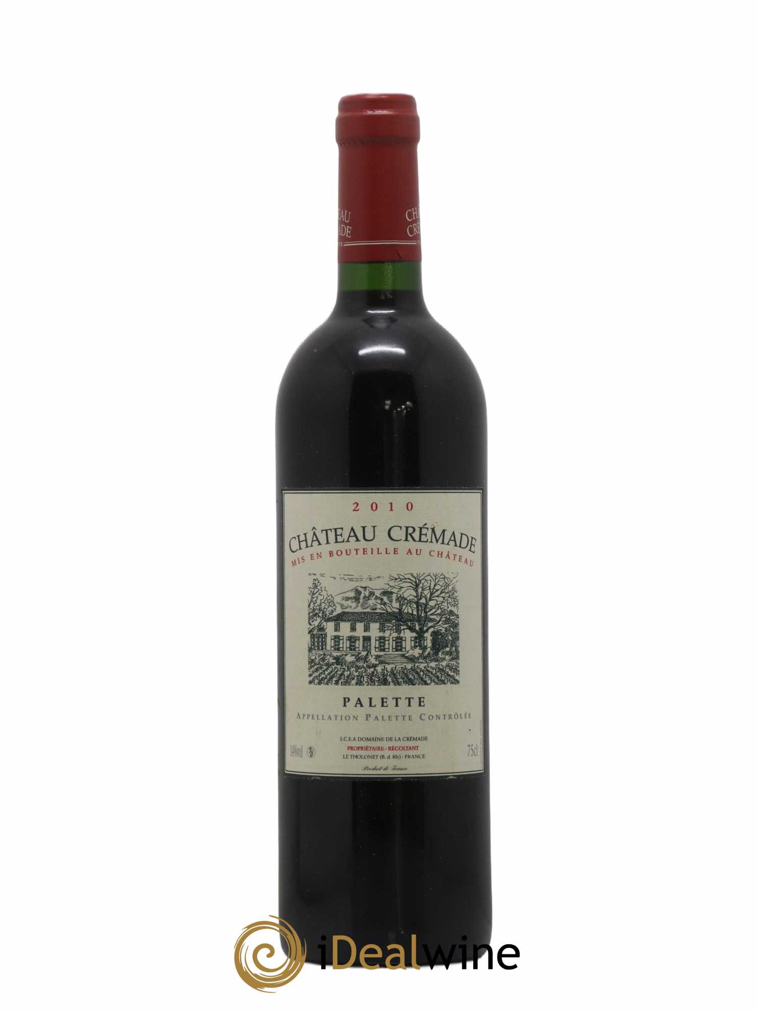 Palette Château Crémade Famille Baud Moquet 2010 - Lot de 1 bouteille - 0