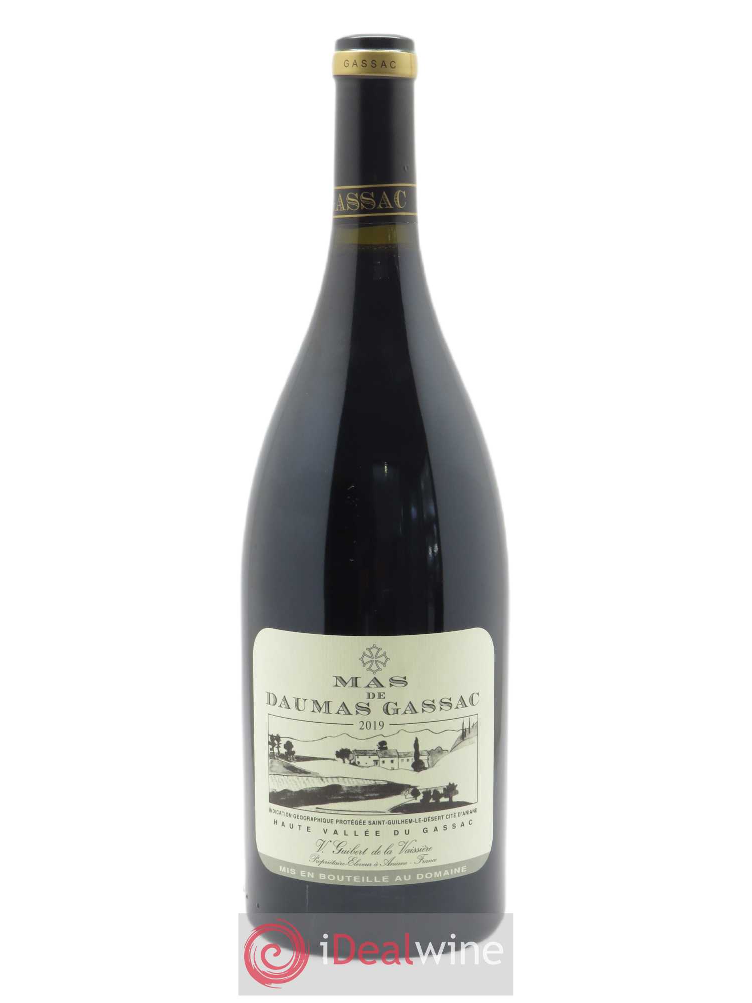 Saint-Guilhem-le-Désert - Cité d'Aniane Mas Daumas Gassac Famille Guibert de La Vaissière 2019 - Lot de 1 magnum - 0