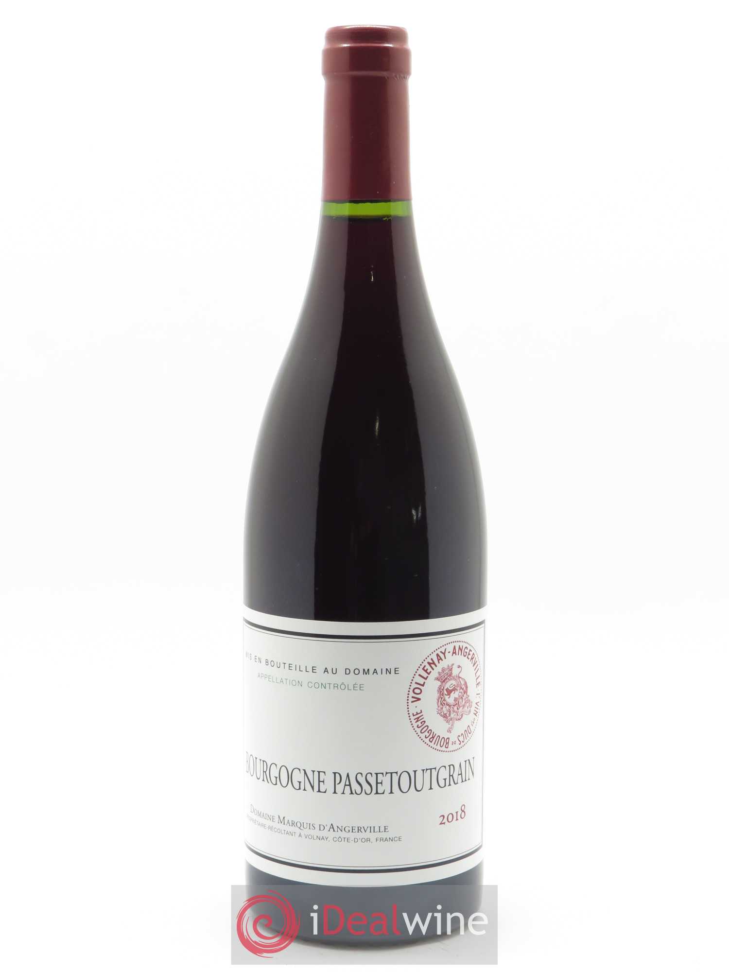 Bourgogne Passetoutgrain Marquis d'Angerville (Domaine) 2018 - Lot de 1 bouteille - 0