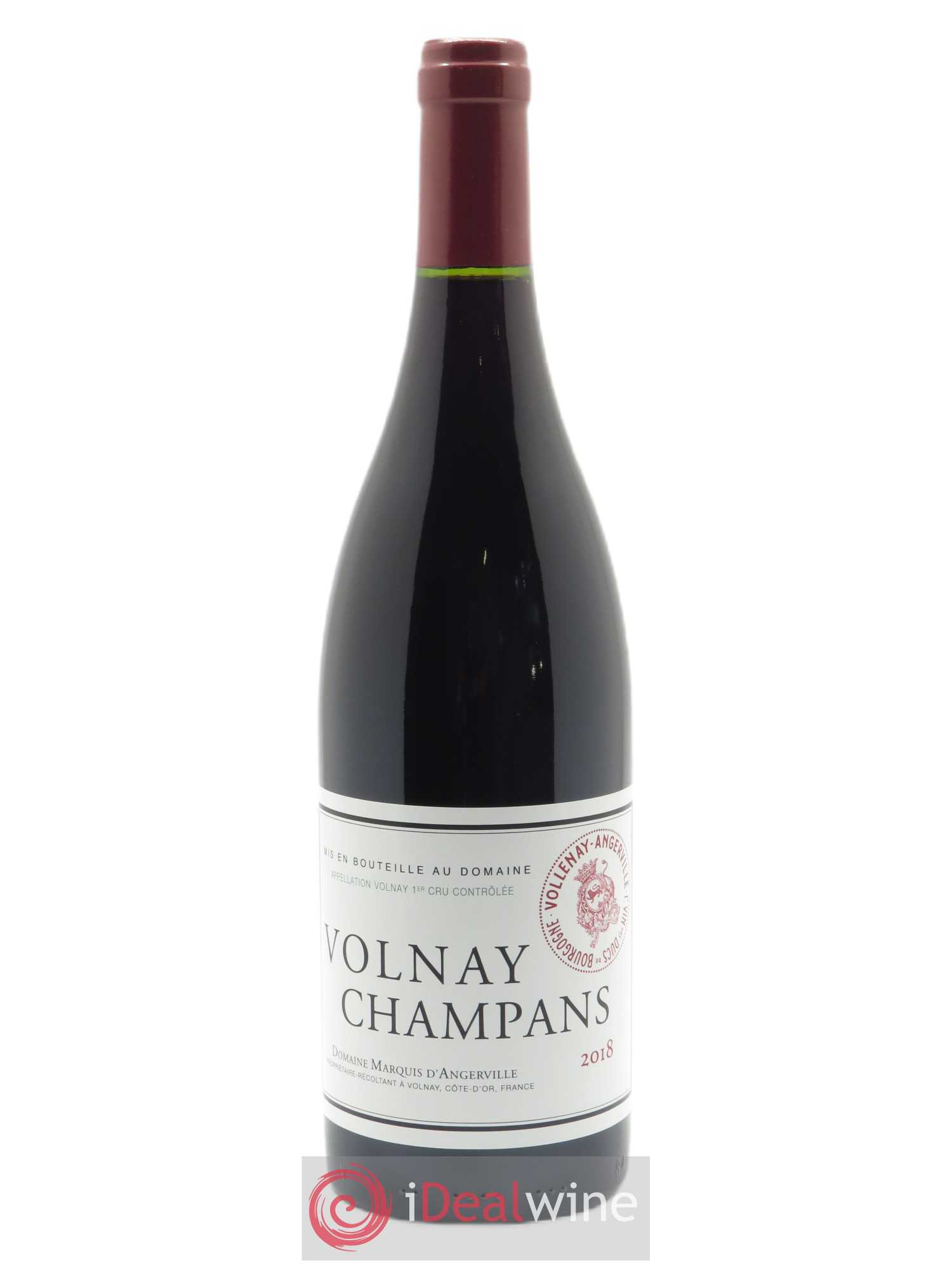 Volnay 1er Cru Champans Marquis d'Angerville (Domaine) 2018 - Lot de 1 bouteille - 0