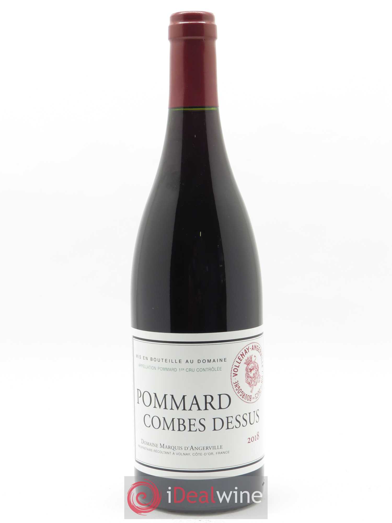 Pommard Combes-Dessus Marquis d'Angerville (Domaine) 2018 - Lot de 1 bouteille - 0