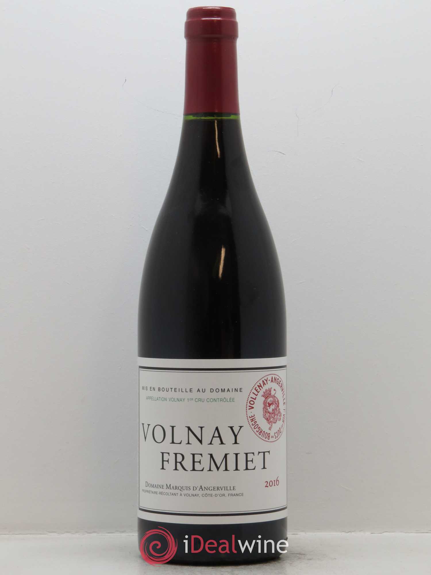 Volnay 1er Cru Frémiet Marquis d'Angerville (Domaine) 2016 - Lot de 1 bouteille - 0