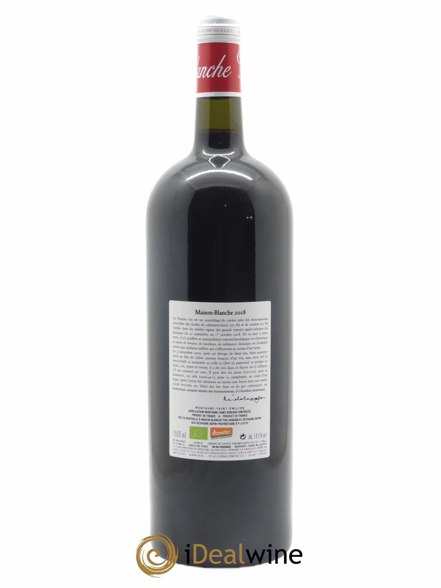 Château Maison Blanche 2018 - Lot de 1 magnum - 1