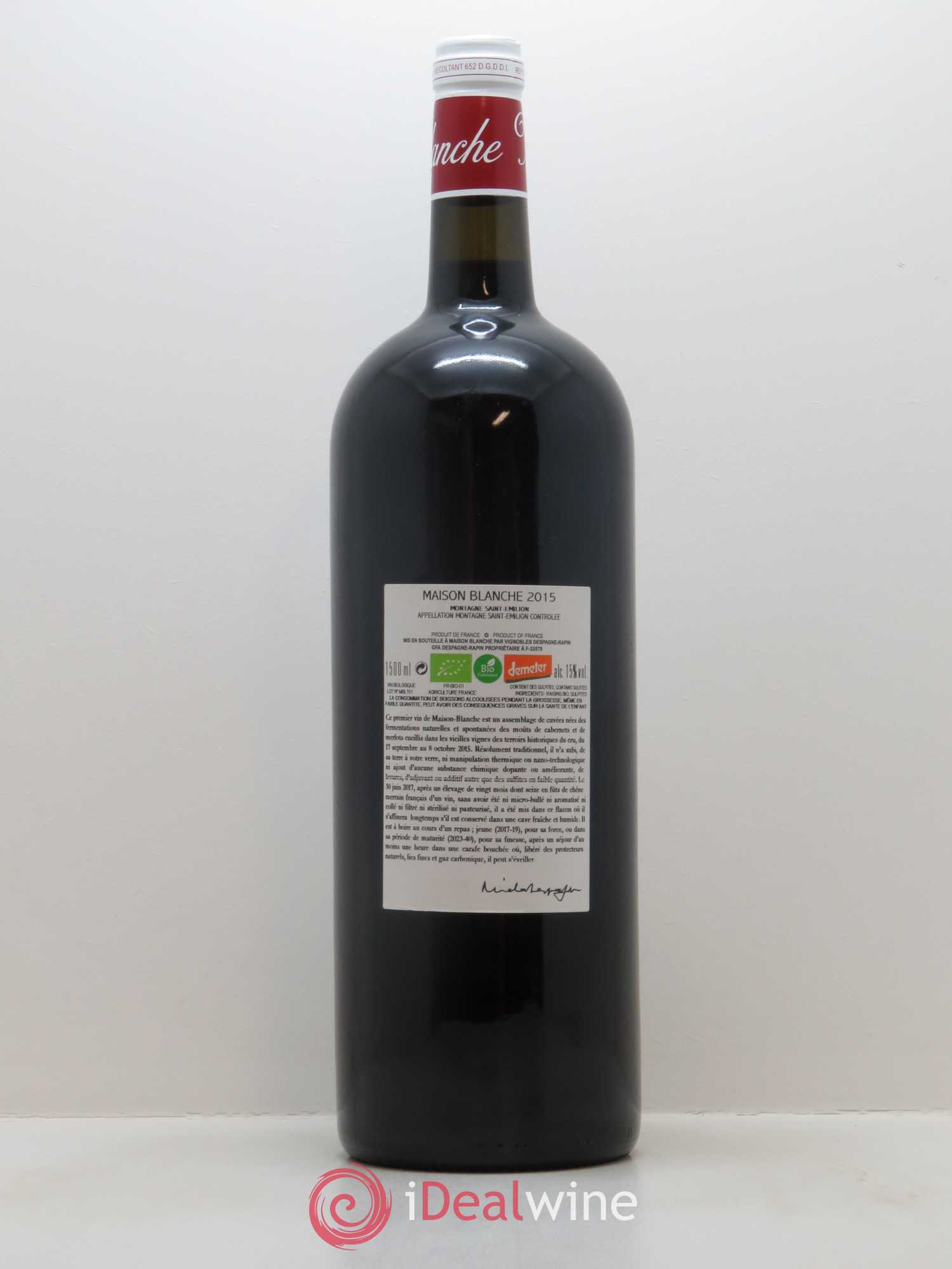 Château Maison Blanche 2015 - Lot de 1 magnum - 1