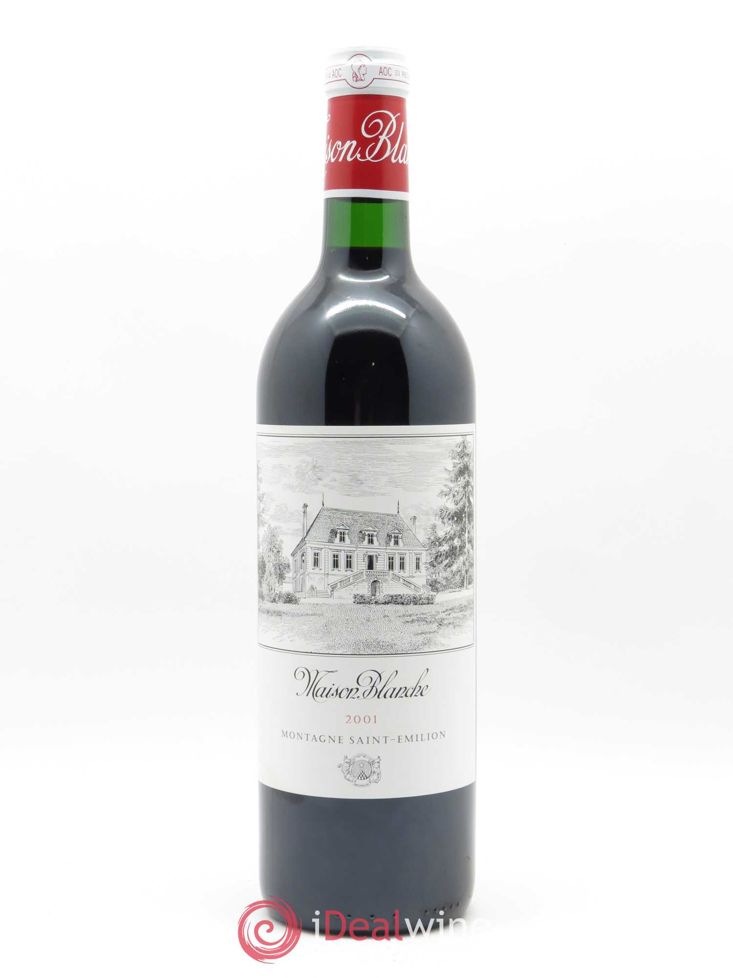 Château Maison Blanche 2001 - Lot de 1 bouteille - 0
