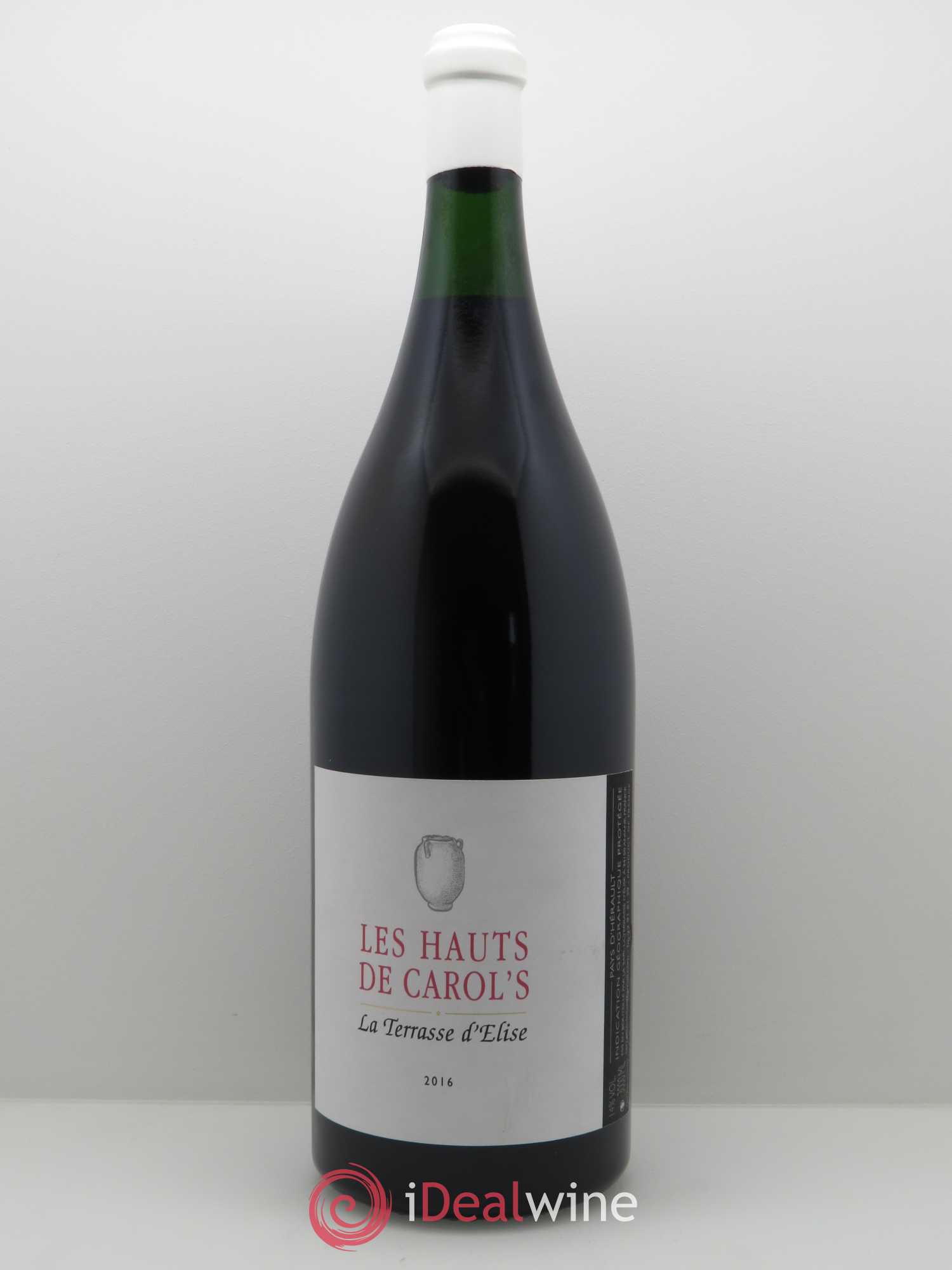 Pays d'Hérault Les Hauts de Carol's Terrasse d'Elise (Domaine de la) 2016 - Lot de 1 jeroboam - 0
