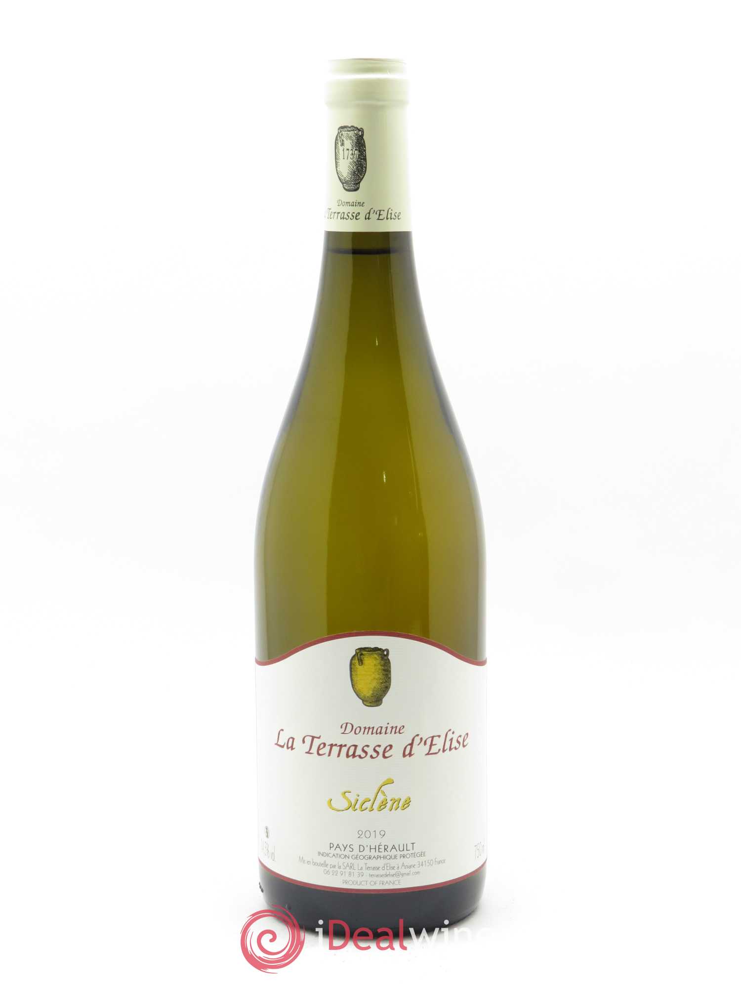 Pays d'Hérault Siclène Terrasse d'Elise (Domaine de la) 2019 - Lot de 1 bouteille - 0
