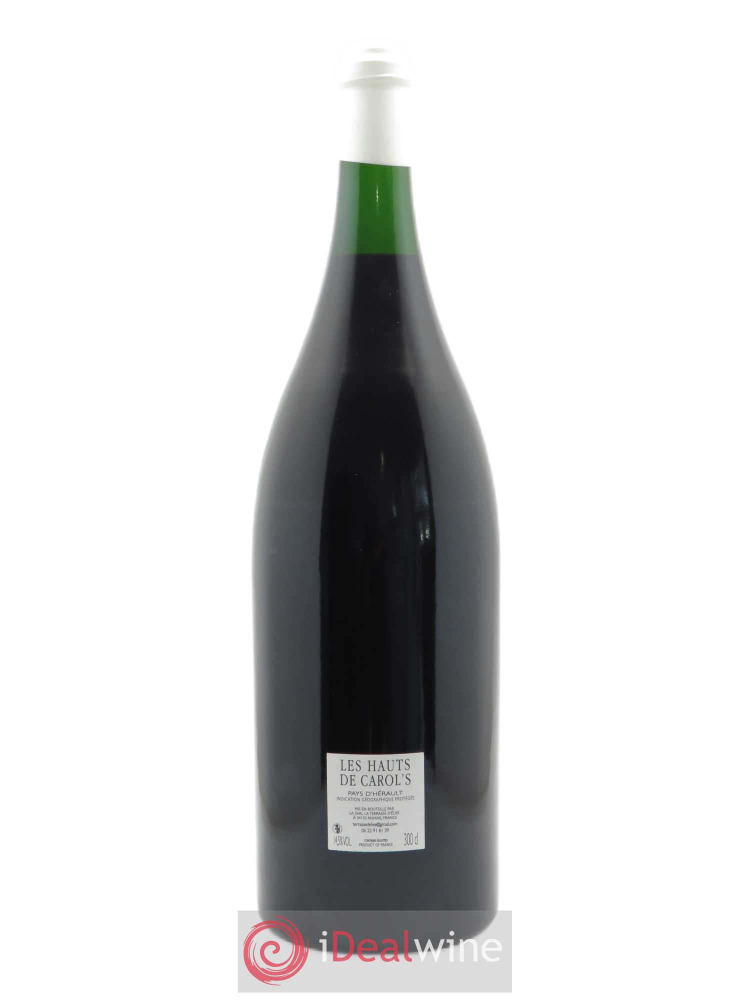 Pays d'Hérault Les Hauts de Carol's Terrasse d'Elise (Domaine de la) 2018 - Lot de 1 double magnum - 2