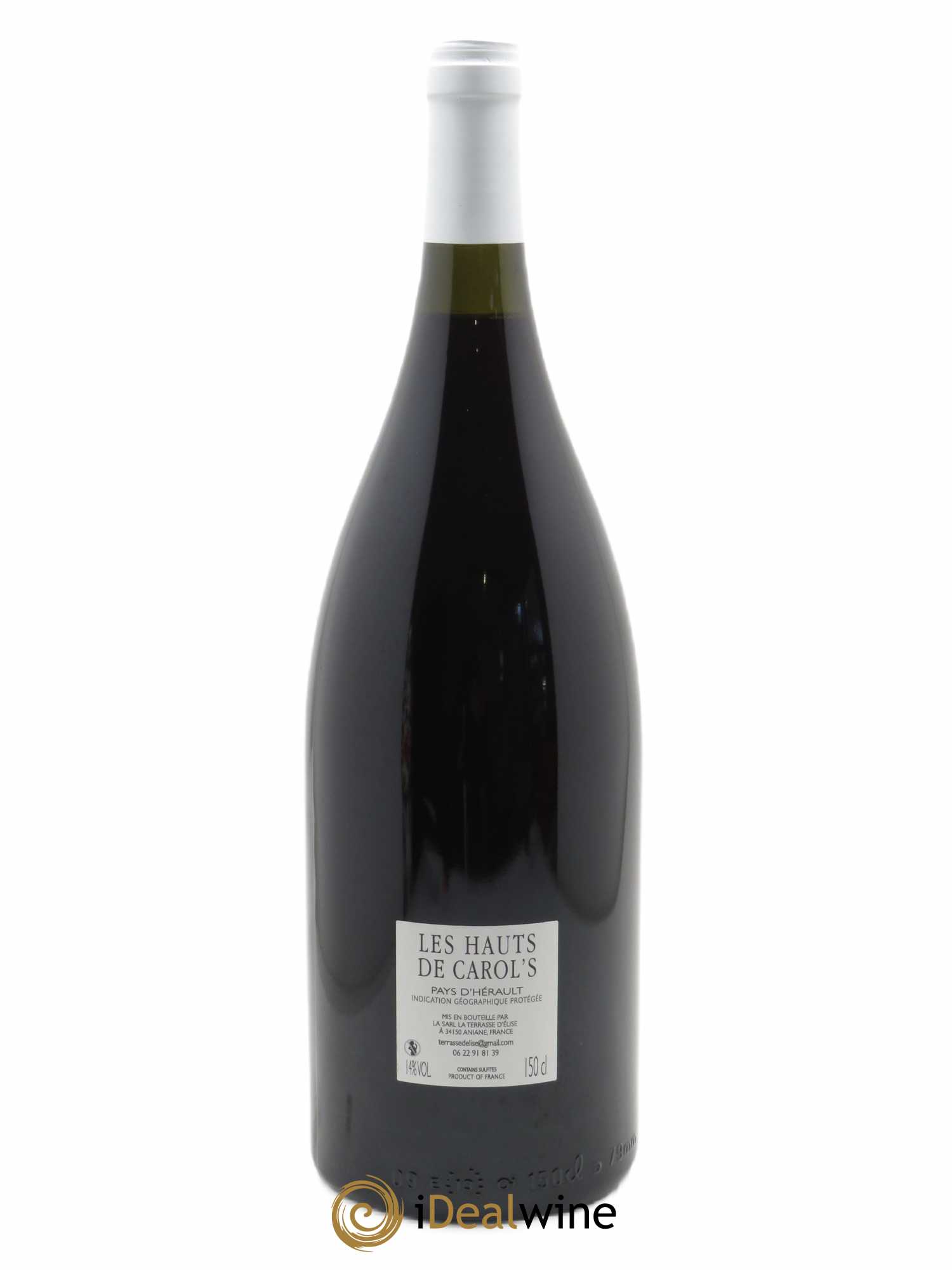 Pays d'Hérault Les Hauts de Carol's Terrasse d'Elise (Domaine de la) 2019 - Lot de 1 magnum - 1
