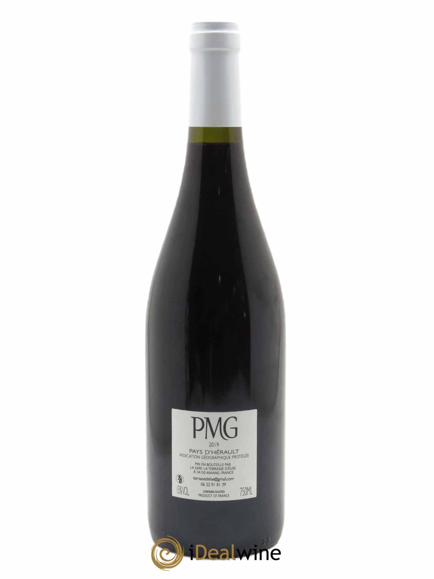IGP Pays d'Hérault PMG Terrasse d'Elise (Domaine de la) 2019 - Lot de 1 bouteille - 1