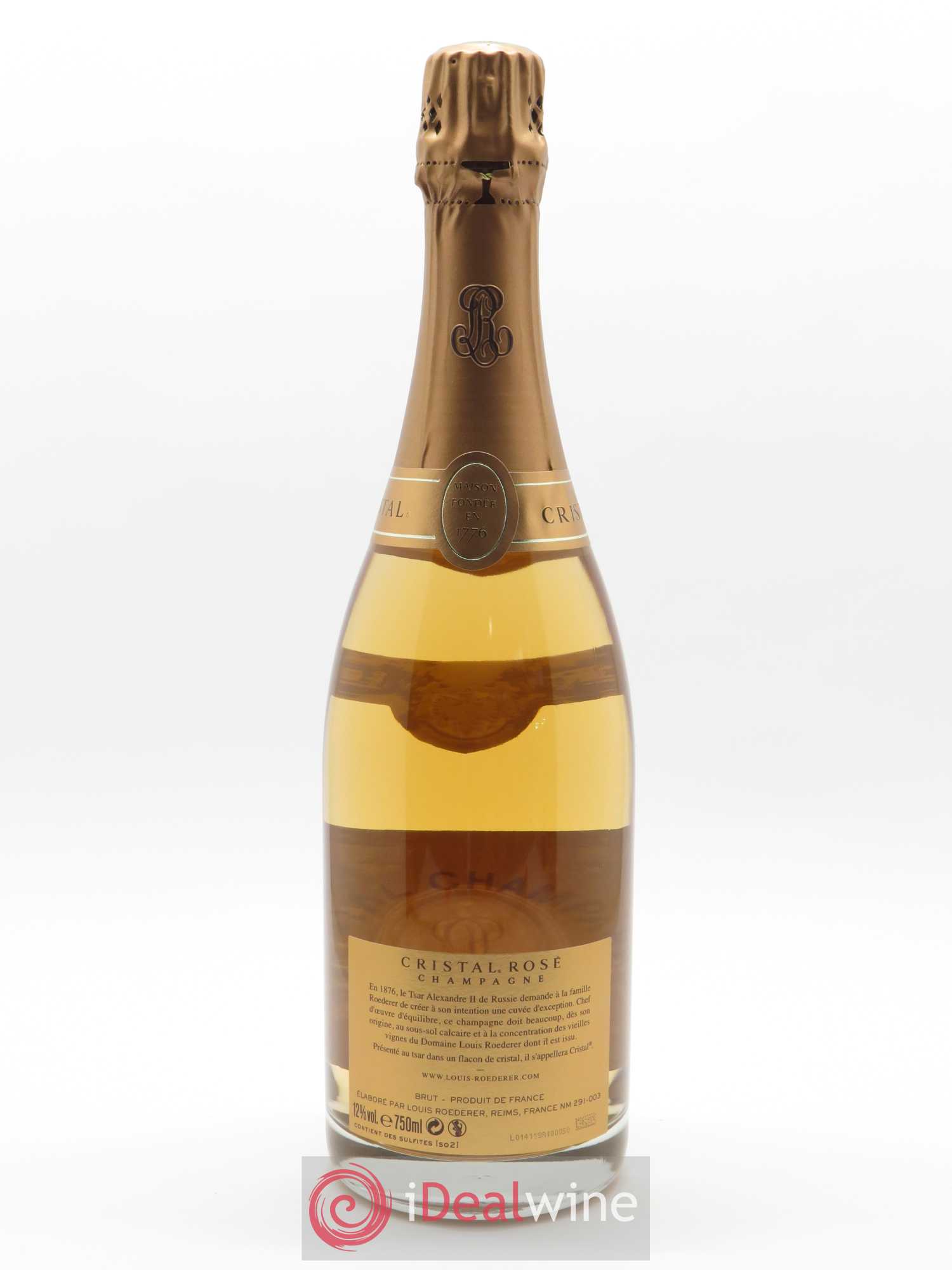 Rosé Brut Louis Roederer 2012 - Lot de 1 bouteille - 2