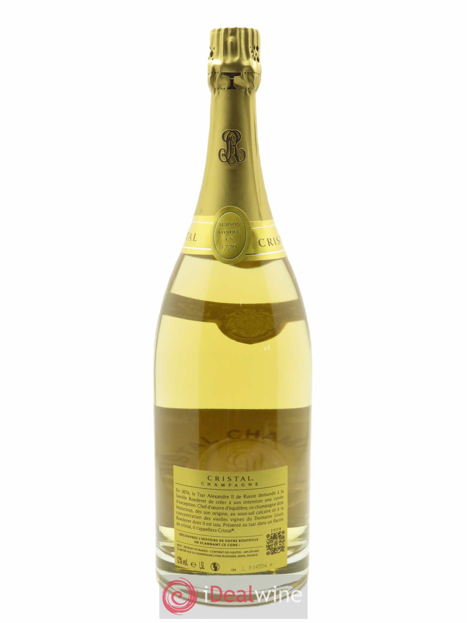 Cristal Louis Roederer 2008 - Lot de 1 magnum - 2