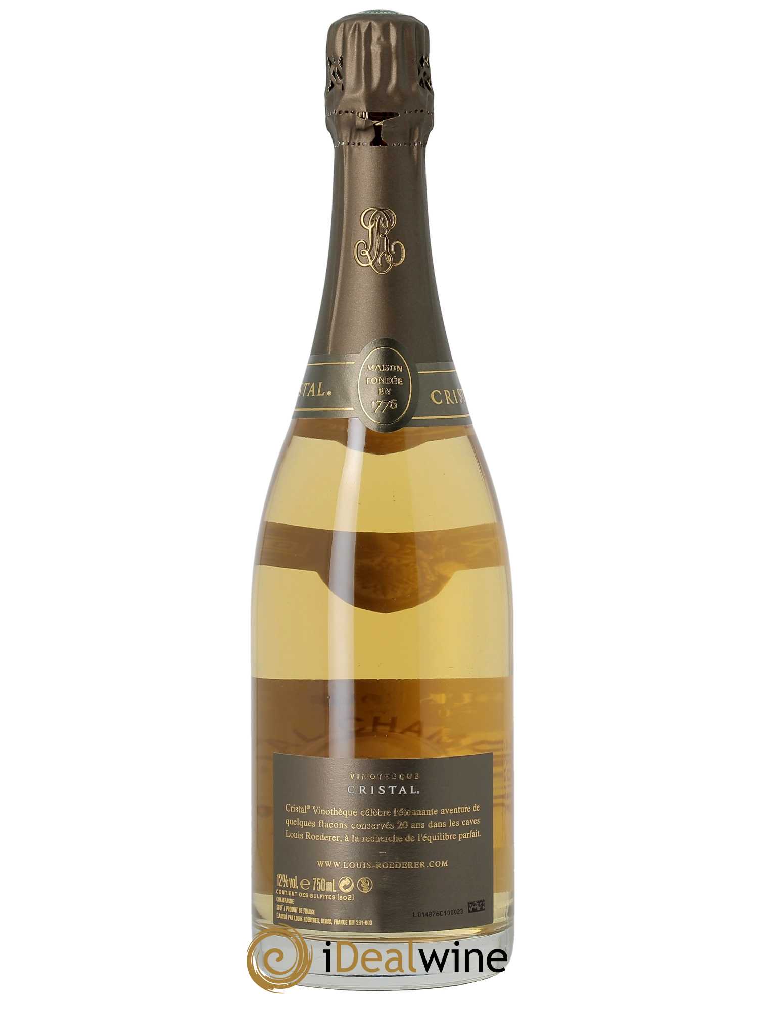 Cristal Vinothèque Louis Roederer  1997 - Lot of 1 bottle - 2