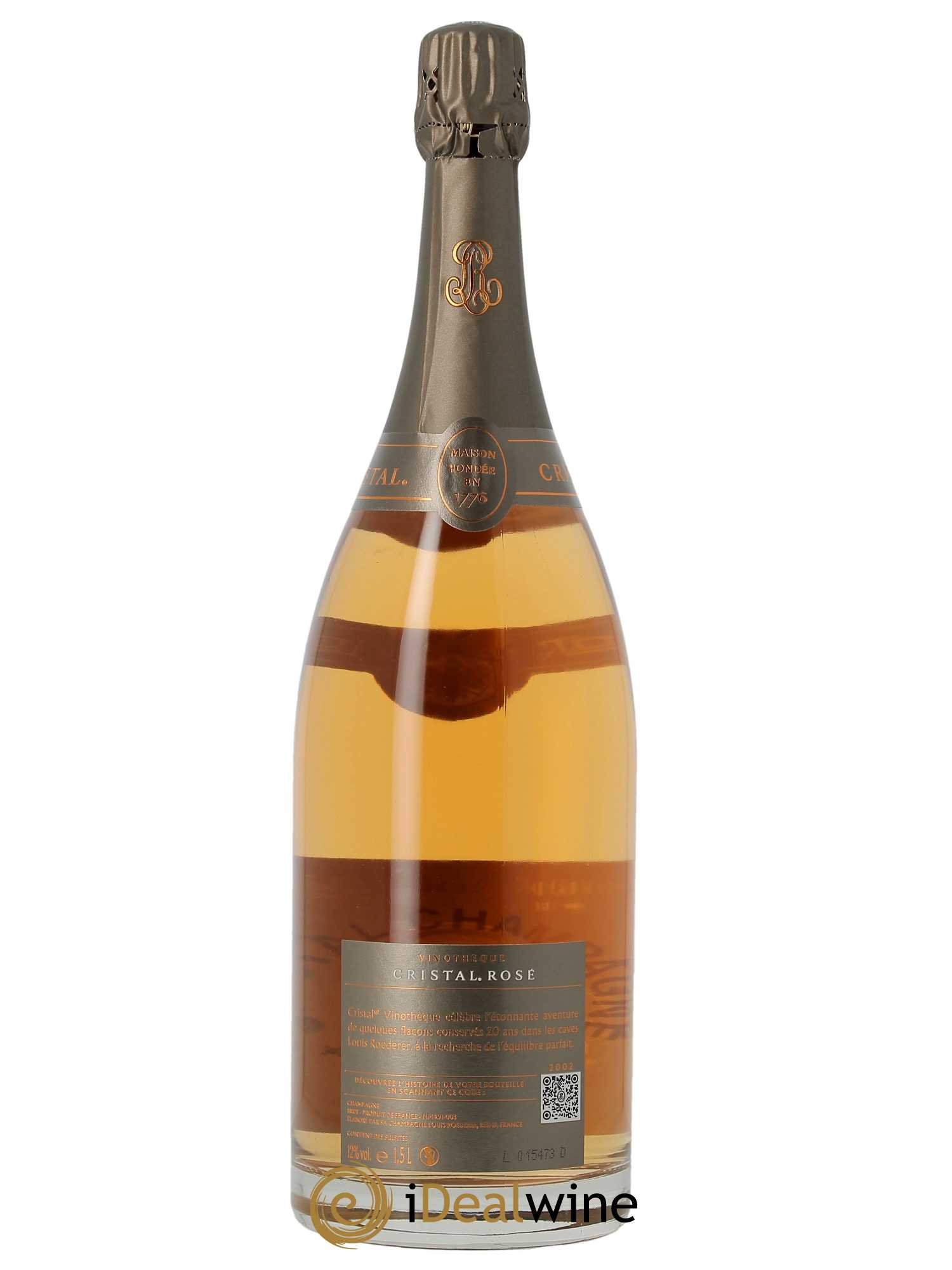 Cristal Vinothèque Louis Roederer 2002 - Lot de 1 magnum - 2