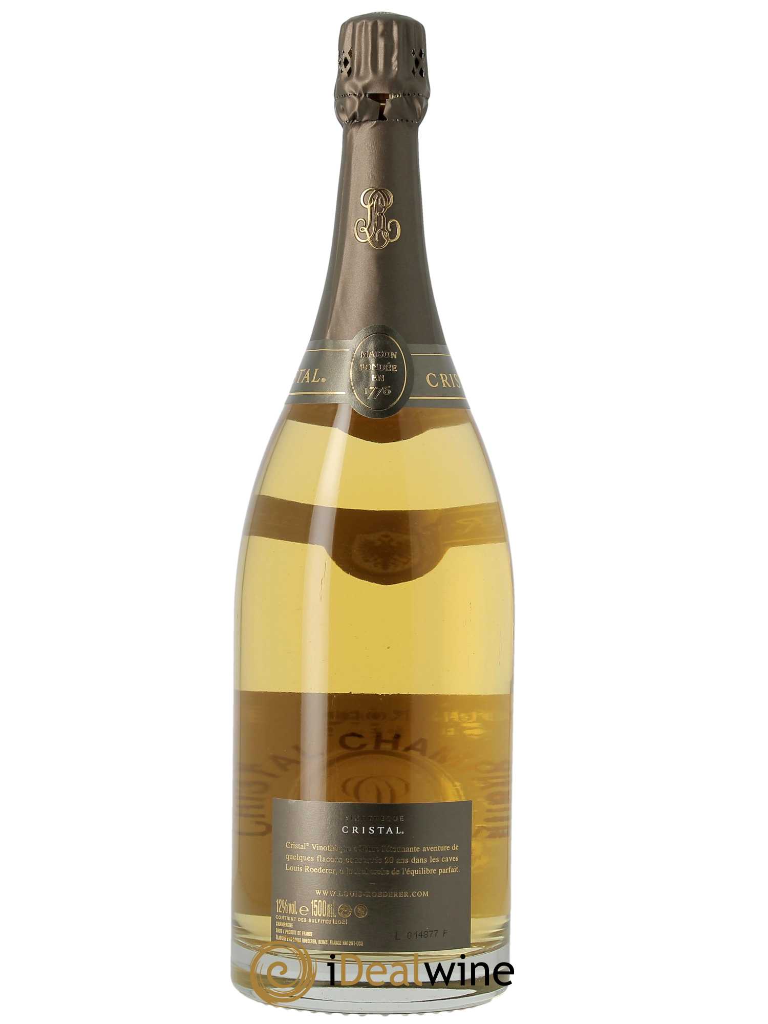 Cristal Vinothèque Louis Roederer 1997 - Lot of 1 magnum - 2