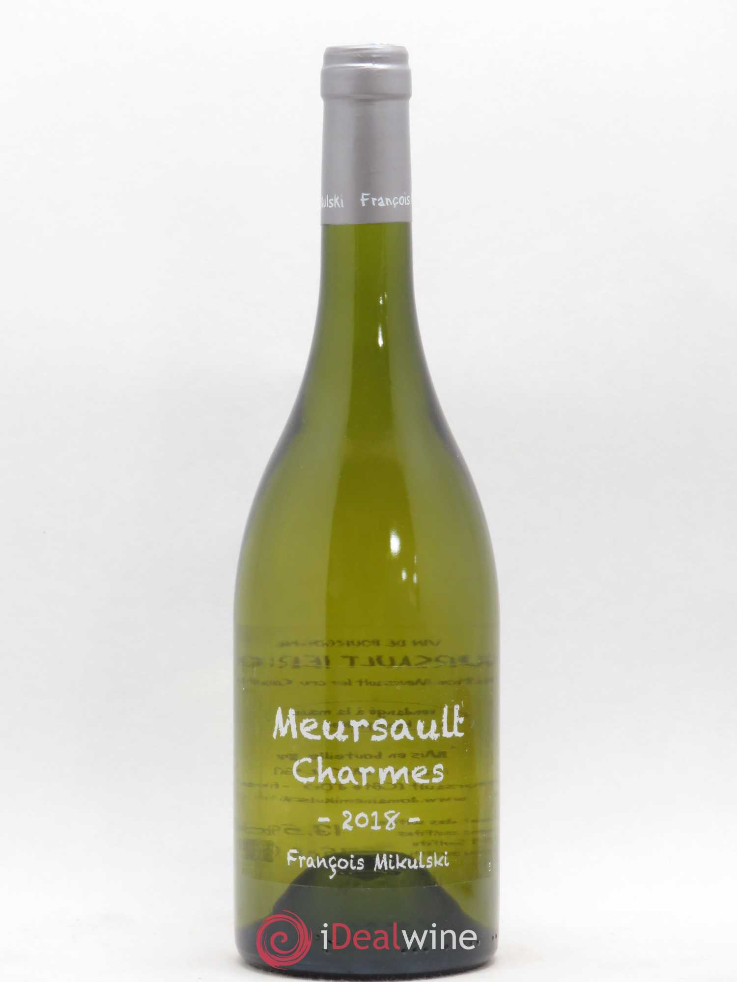 Meursault 1er Cru Charmes François Mikulski 2018 - Lot de 1 bouteille - 0
