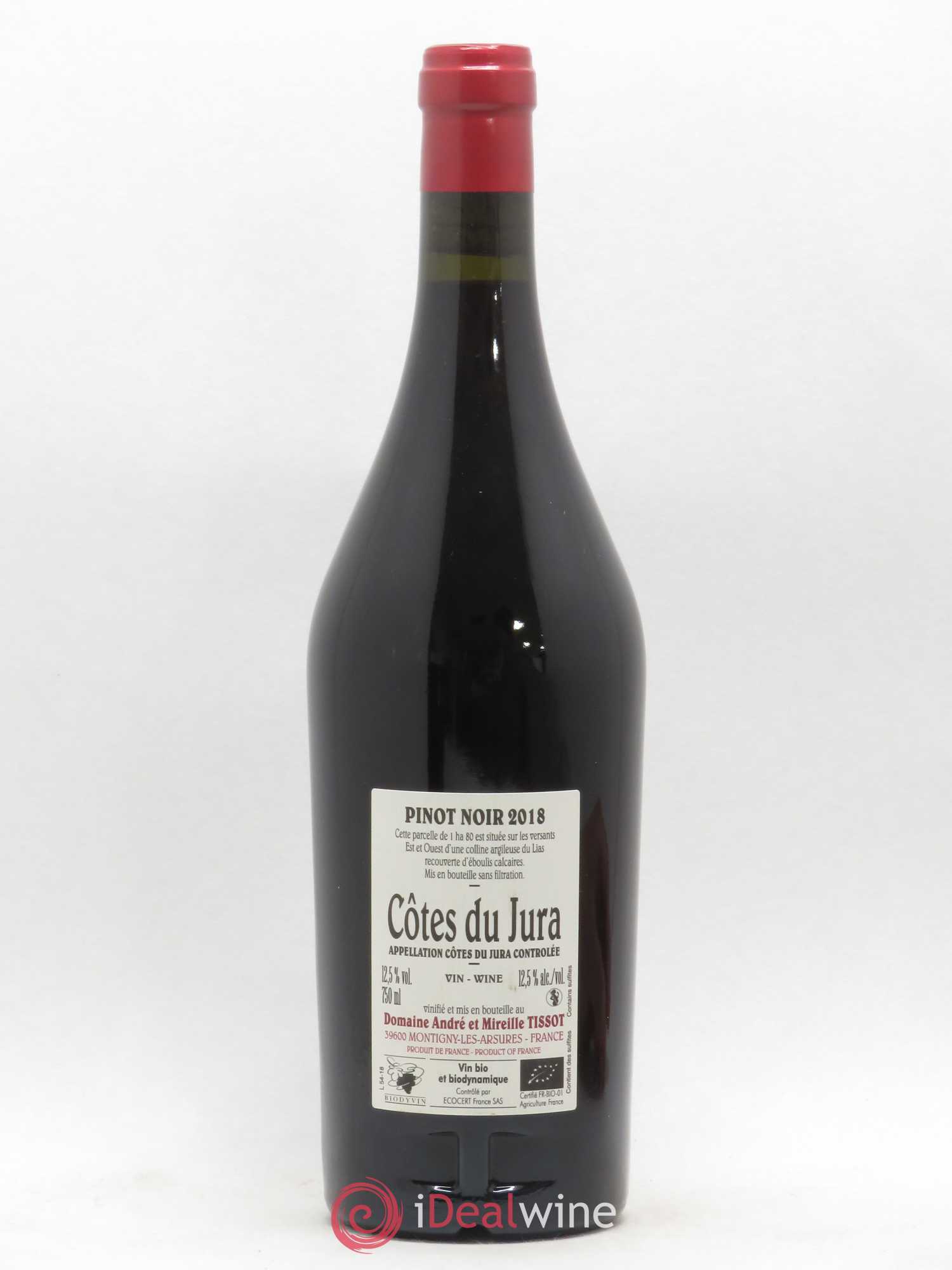 Côtes du Jura En Barberon Bénédicte et Stéphane Tissot 2018 - Lot de 1 bouteille - 1