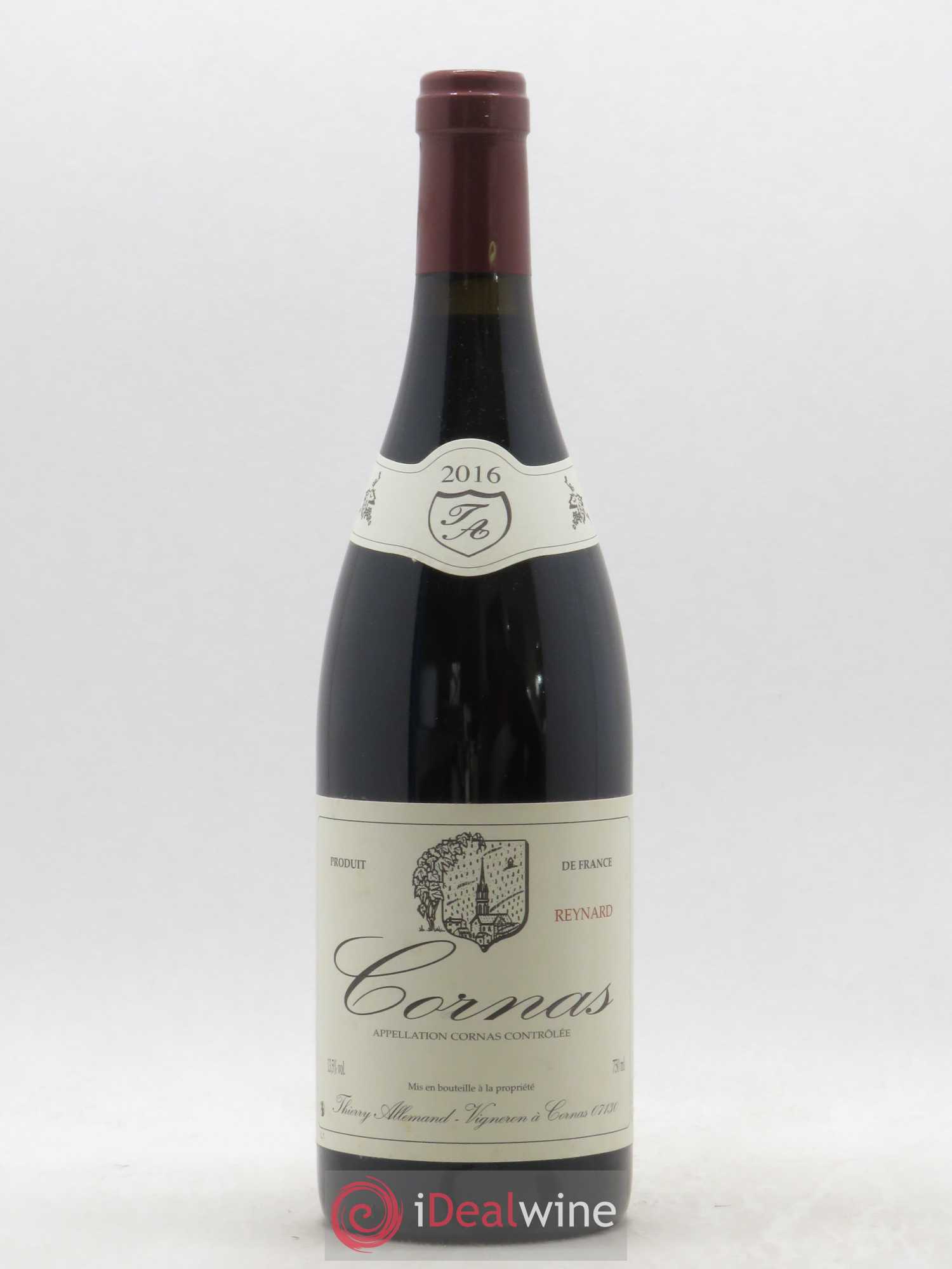 Cornas Reynard Thierry Allemand 2016 - Lot de 1 bouteille - 0