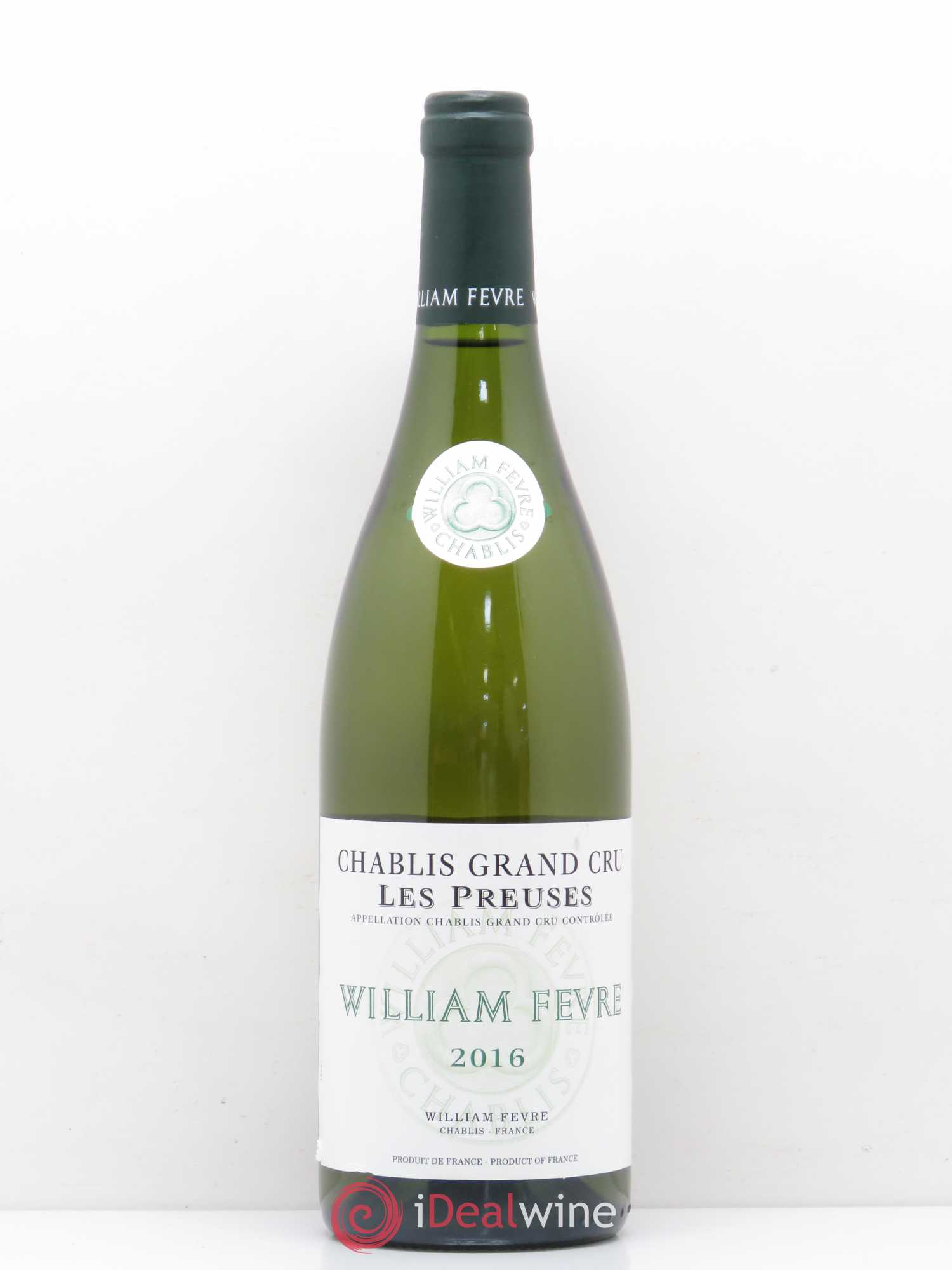 Chablis Grand Cru les Preuses William Fèvre 2016 - Lot de 1 bouteille - 0