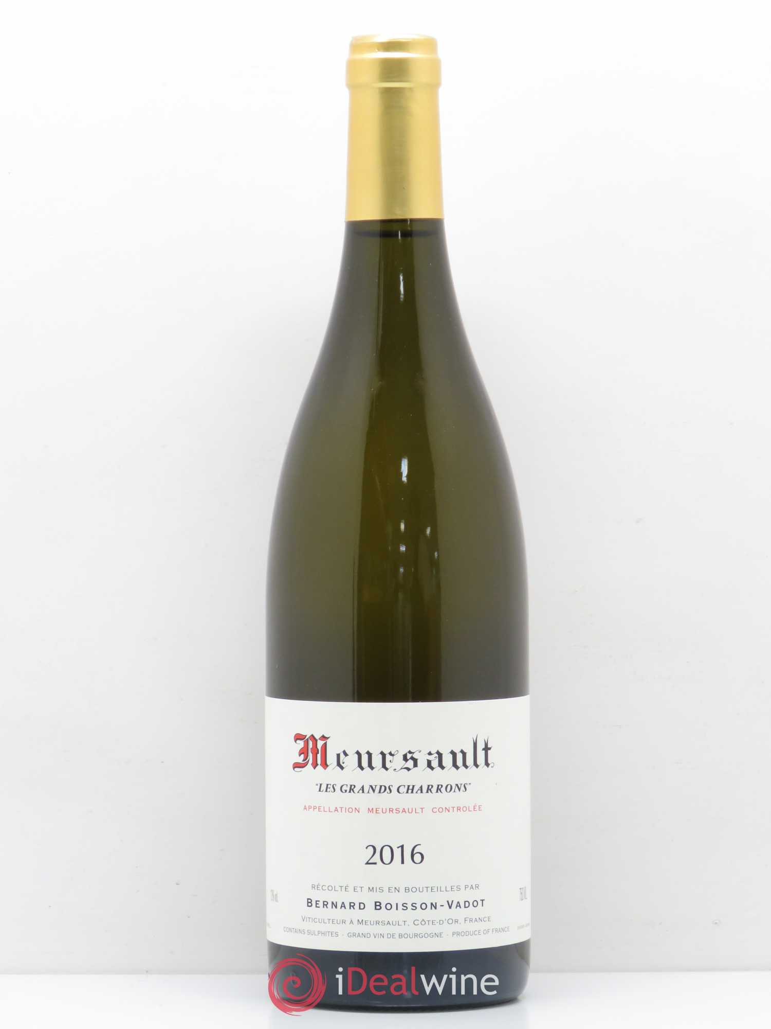 Meursault Les Grands Charrons Bernard Boisson-Vadot 2016 - Posten von 1 Flasche - 0