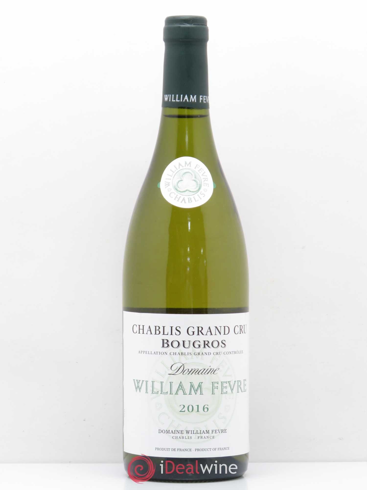 Chablis Grand Cru Bougros William Fèvre 2016 - Lot de 1 bouteille - 0