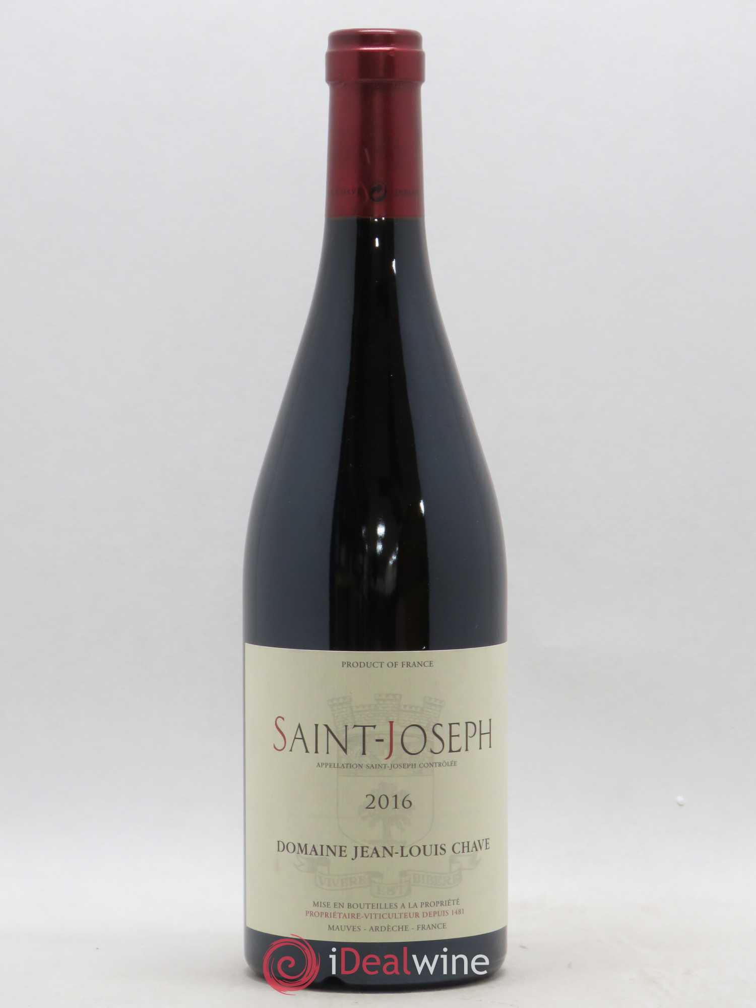 Saint-Joseph Jean-Louis Chave 2016 - Lot de 1 bouteille - 0