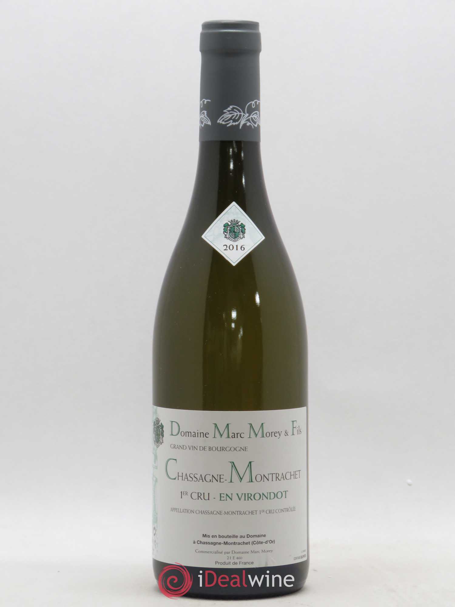 Chassagne-Montrachet Marc Morey 1er cru En Virondot 2016 - Posten von 1 Flasche - 0