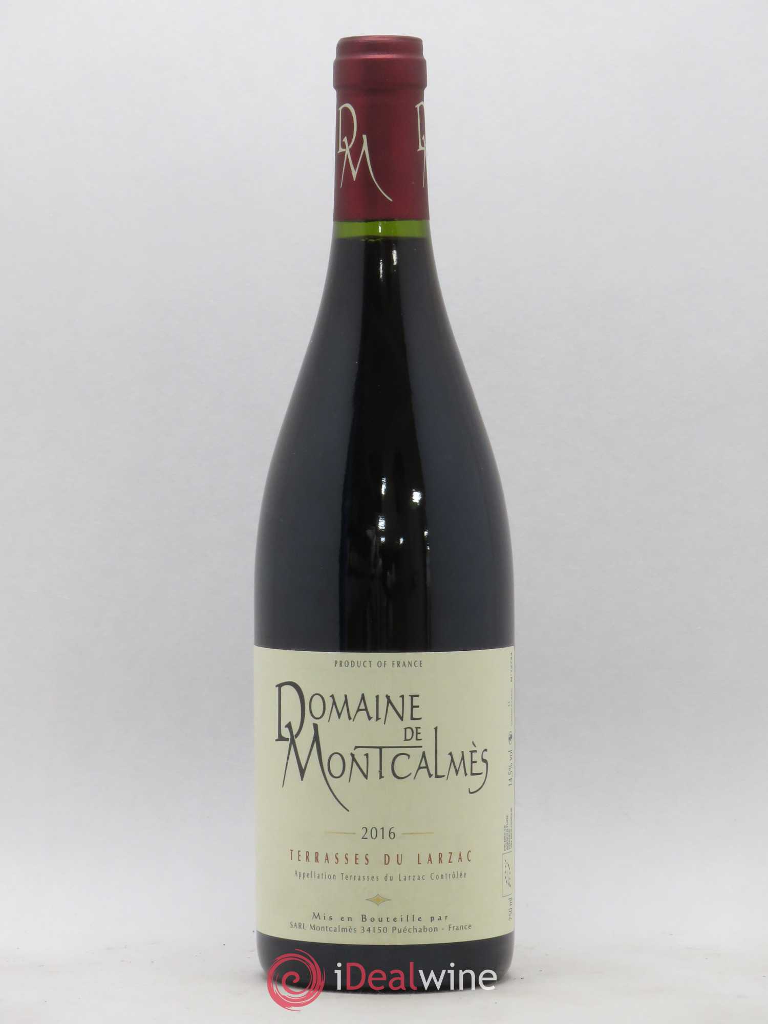 Terrasses du Larzac Domaine de Montcalmès Frédéric Pourtalié 2016 - Lot de 1 bouteille - 0