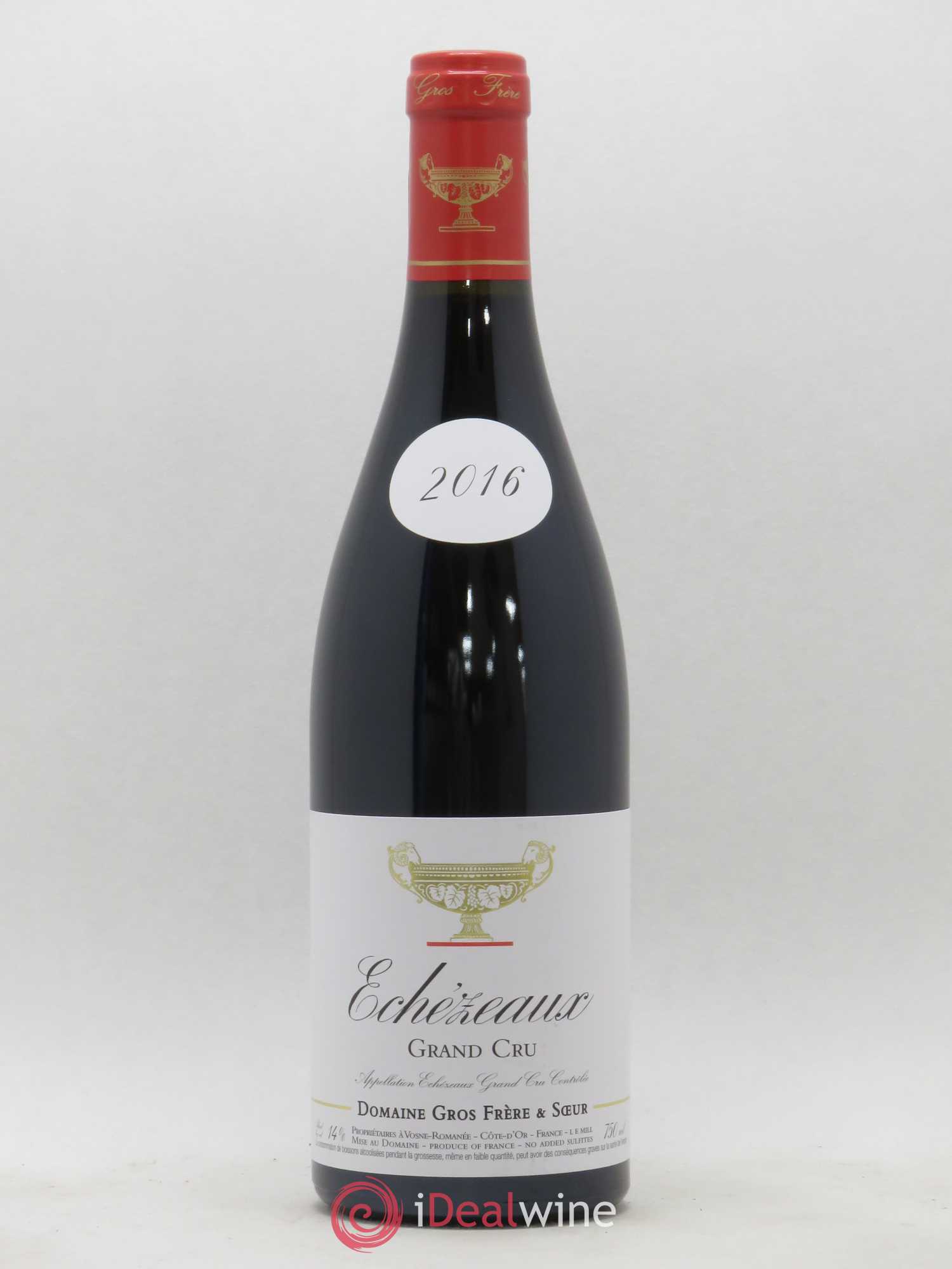 Echezeaux Grand Cru Gros Frère & Soeur 2016 - Lot de 1 bouteille - 0