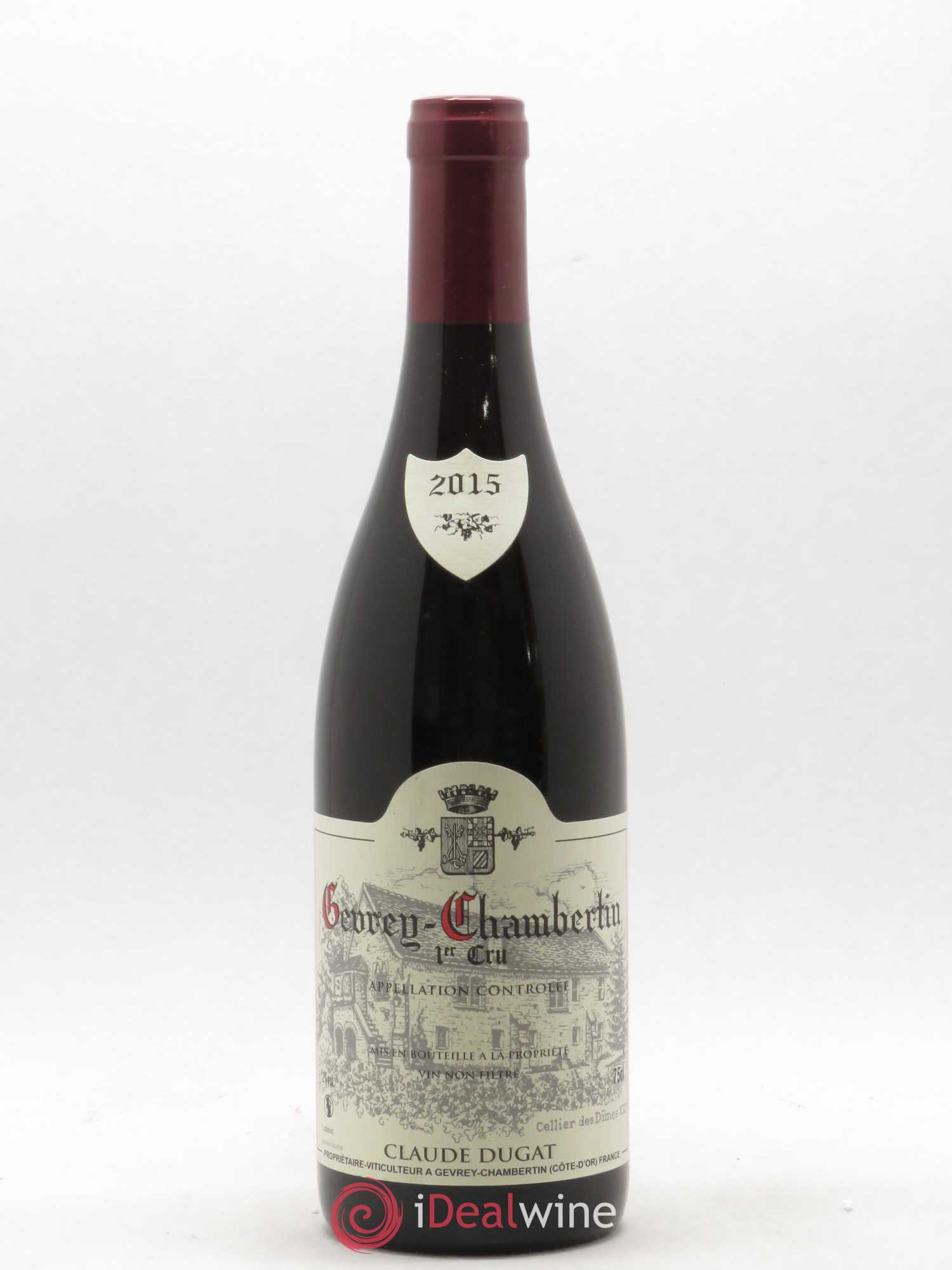 Gevrey-Chambertin 1er Cru Claude Dugat 2015 - Lot de 1 bouteille - 0