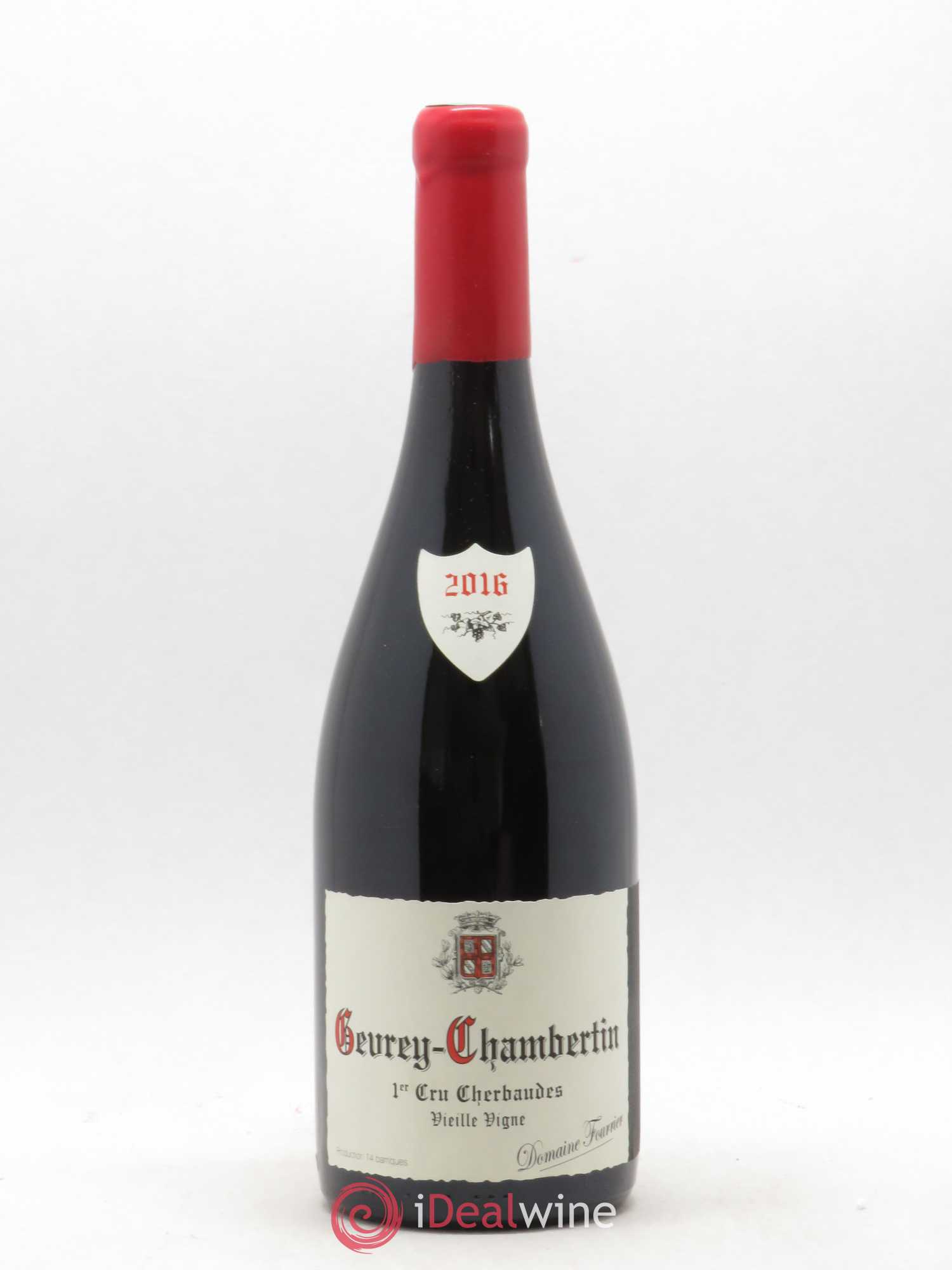 Gevrey-Chambertin 1er Cru Les Cherbaudes Vieille Vigne Fourrier (Domaine) 2016 - Lot de 1 bouteille - 0