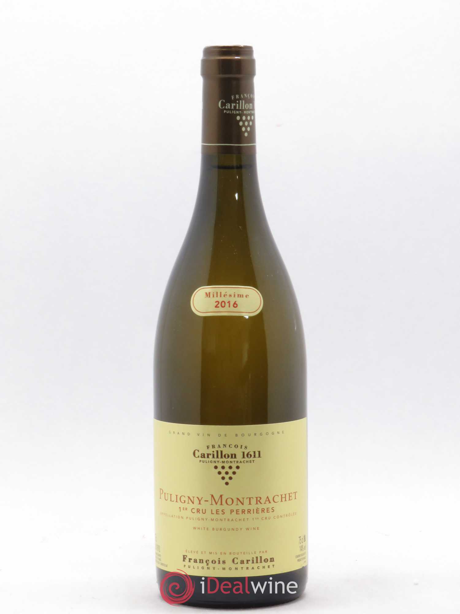 Puligny-Montrachet 1er Cru Les Perrières François Carillon 2016 - Lot de 1 bouteille - 0