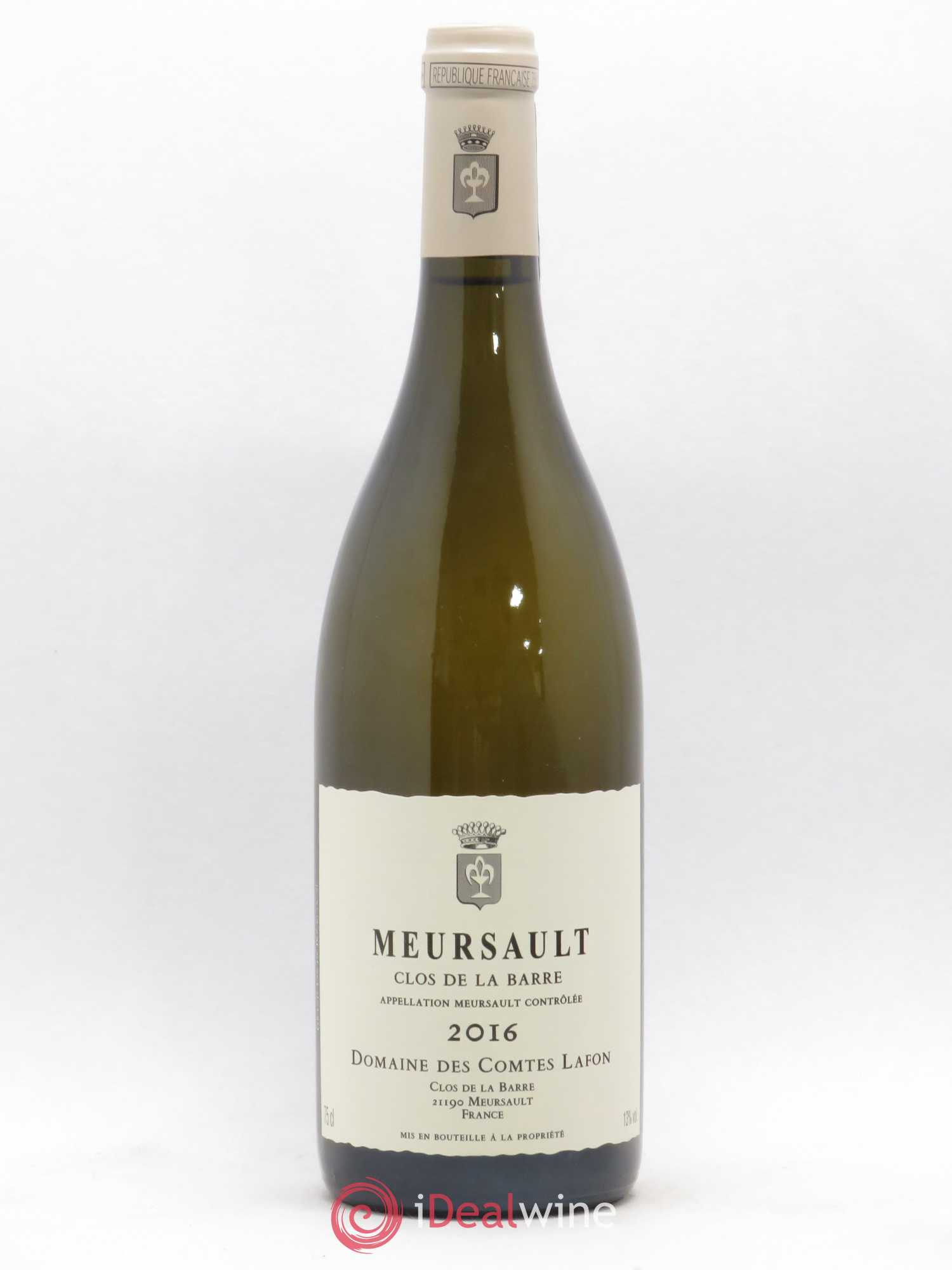 Meursault Clos de la Barre Comtes Lafon (Domaine des) 2016 - Lot de 1 bouteille - 0