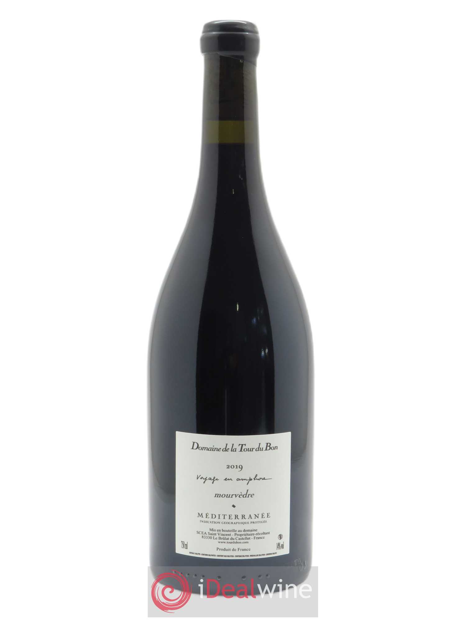 Méditerranée La Tour du Bon En Sol Agnès Henry 2019 - Lot de 1 bouteille - 1