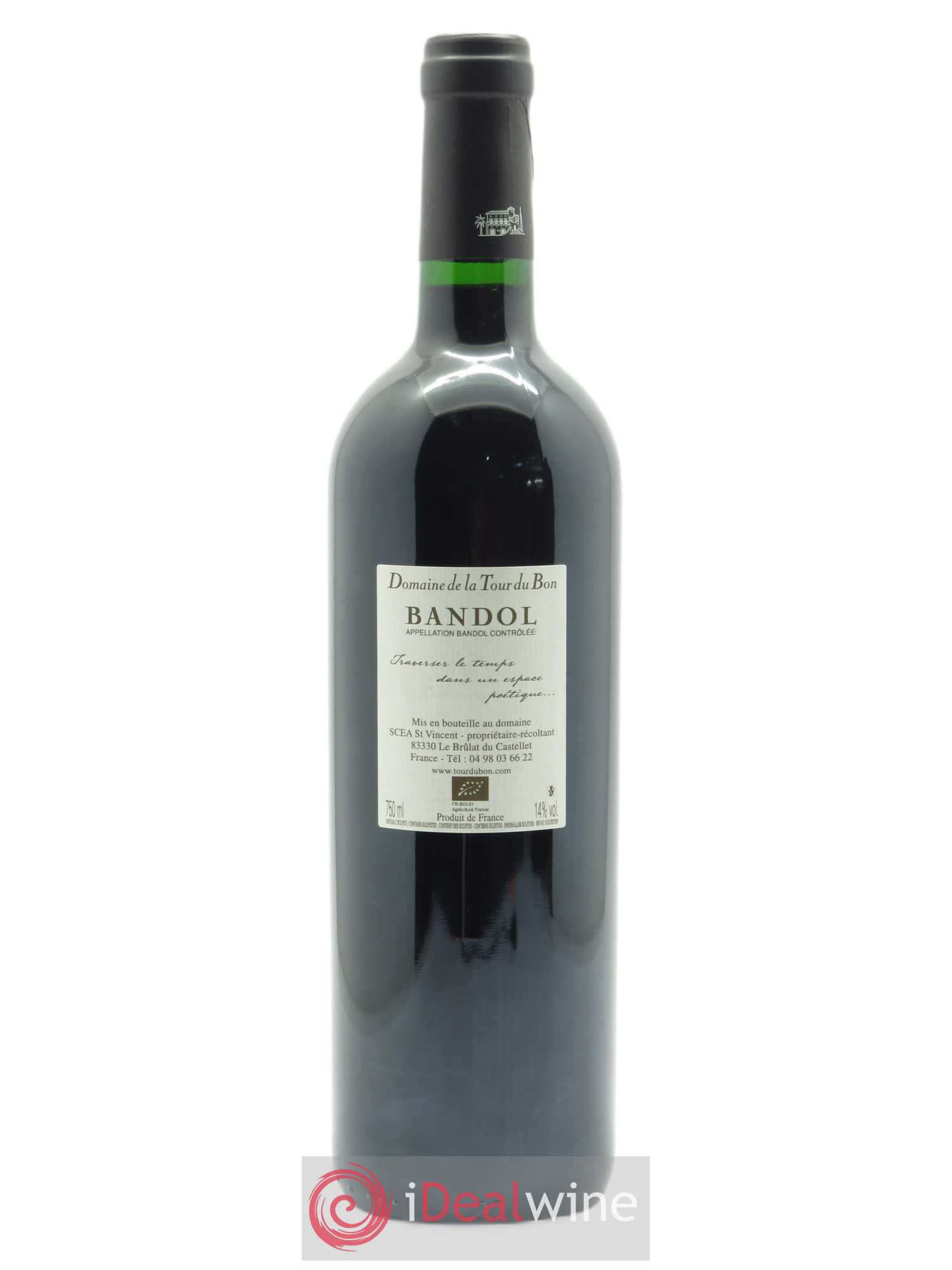 Bandol La Tour du Bon Agnès Henry 2019 - Lot de 1 bouteille - 1