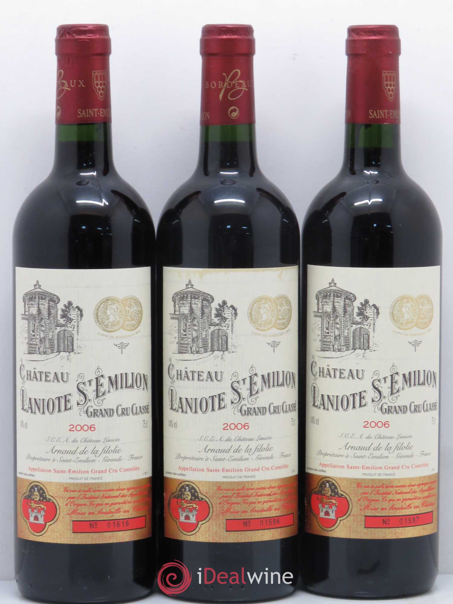 Château Laniote Grand Cru Classé (sans prix de réserve) 2006 - Lot de 12 bouteilles - 2