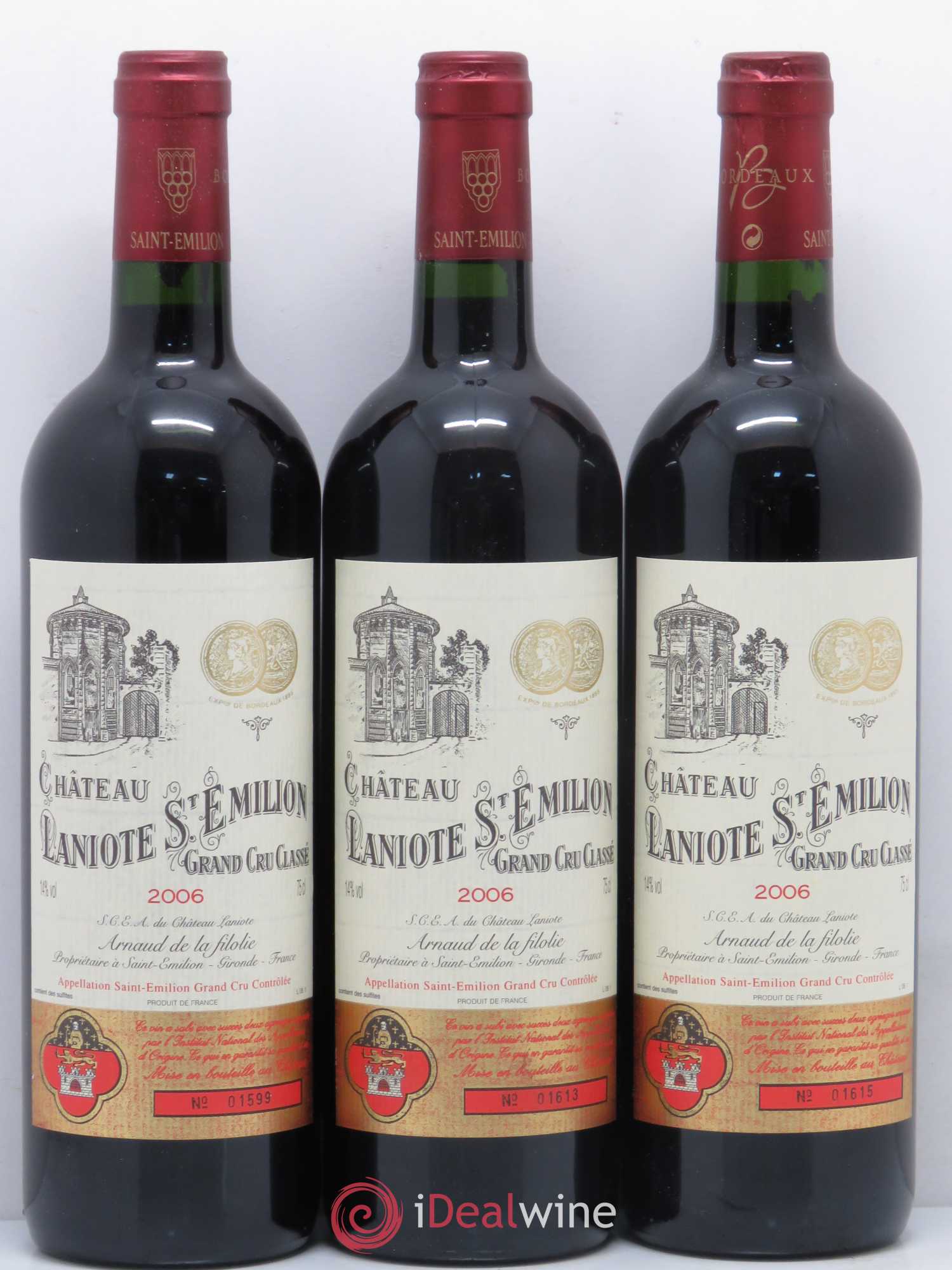 Château Laniote Grand Cru Classé (sans prix de réserve) 2006 - Lot de 12 bouteilles - 3