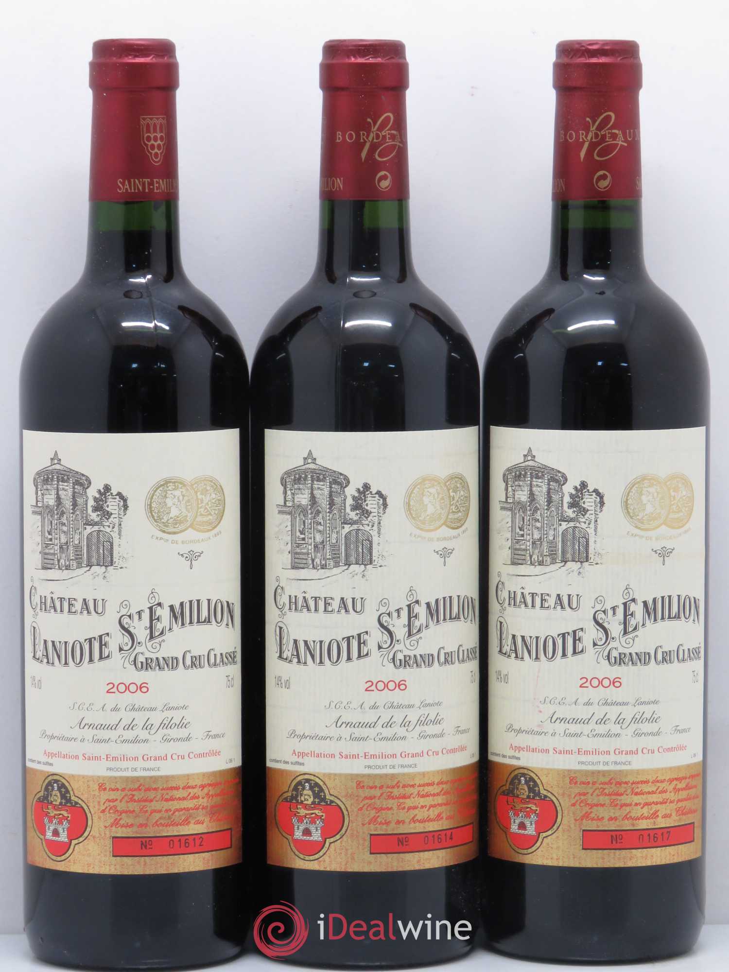 Château Laniote Grand Cru Classé (sans prix de réserve) 2006 - Lot de 12 bouteilles - 4