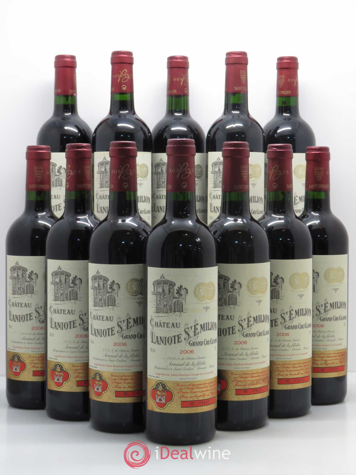 Château Laniote Grand Cru Classé (sans prix de réserve) 2006 - Lot de 12 bouteilles - 0