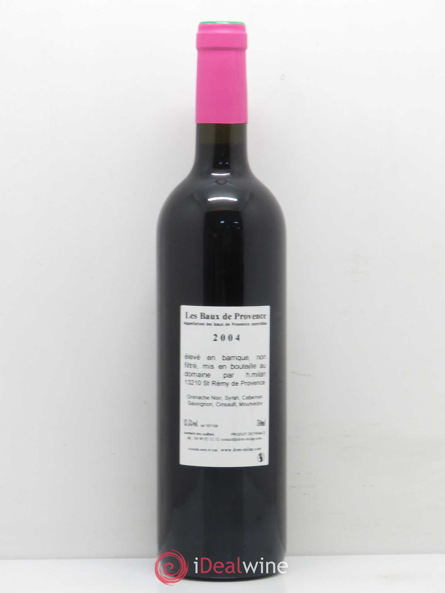 Baux de Provence Domaine Milan Henri Milan  (senza prezzo di riserva) 2004 - Lotto di 1 bottiglia - 1