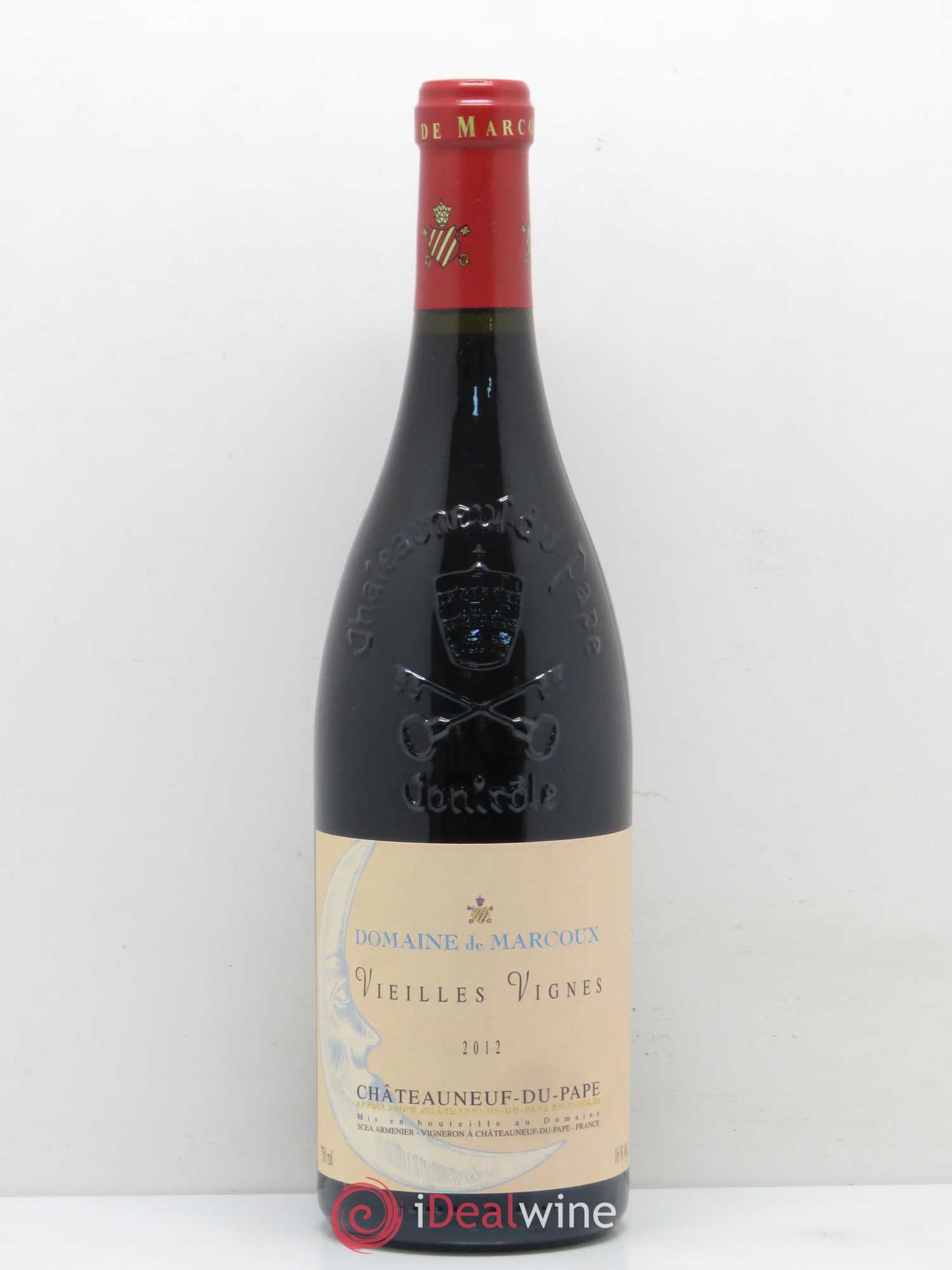 Châteauneuf-du-Pape Vieilles Vignes Marcoux (Domaine de) 2012 - Lot de 1 bouteille - 0