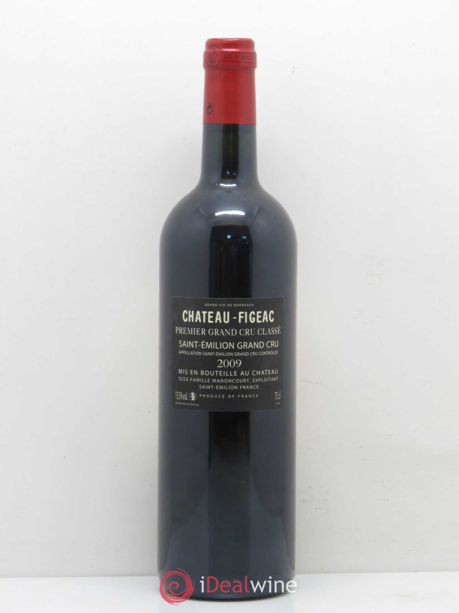 Château Figeac 1er Grand Cru Classé A (sans prix de réserve) 2009 - Lot de 1 bouteille - 1