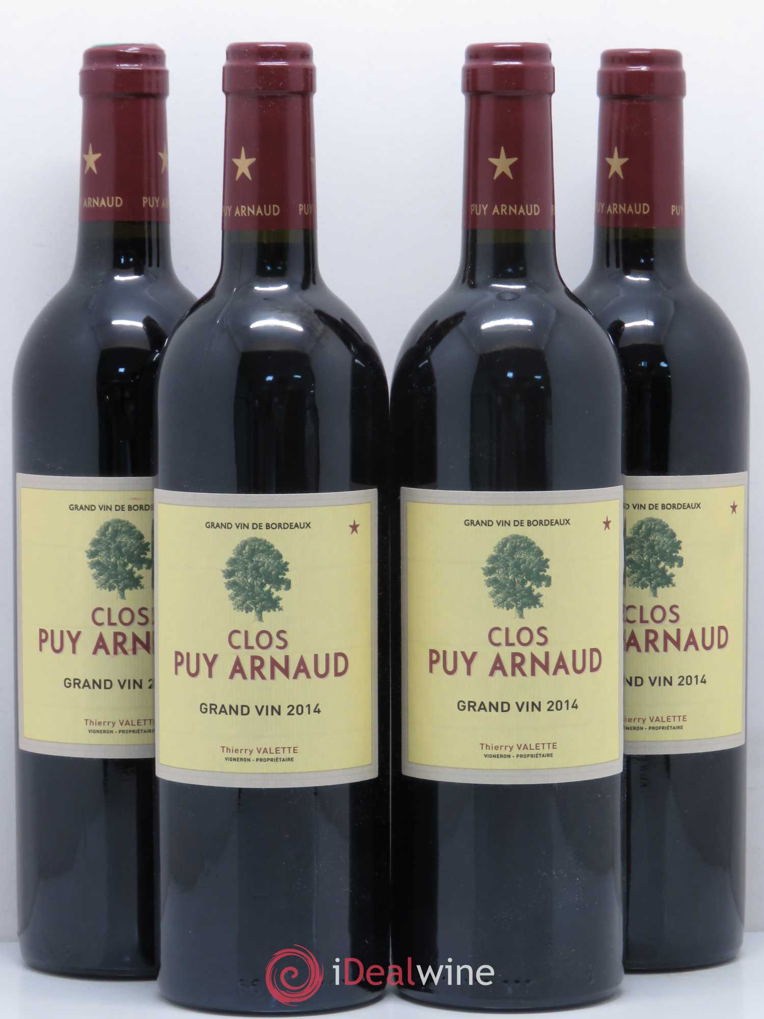 Clos Puy Arnaud (sans prix de réserve) 2014 - Lot de 4 bouteilles - 0