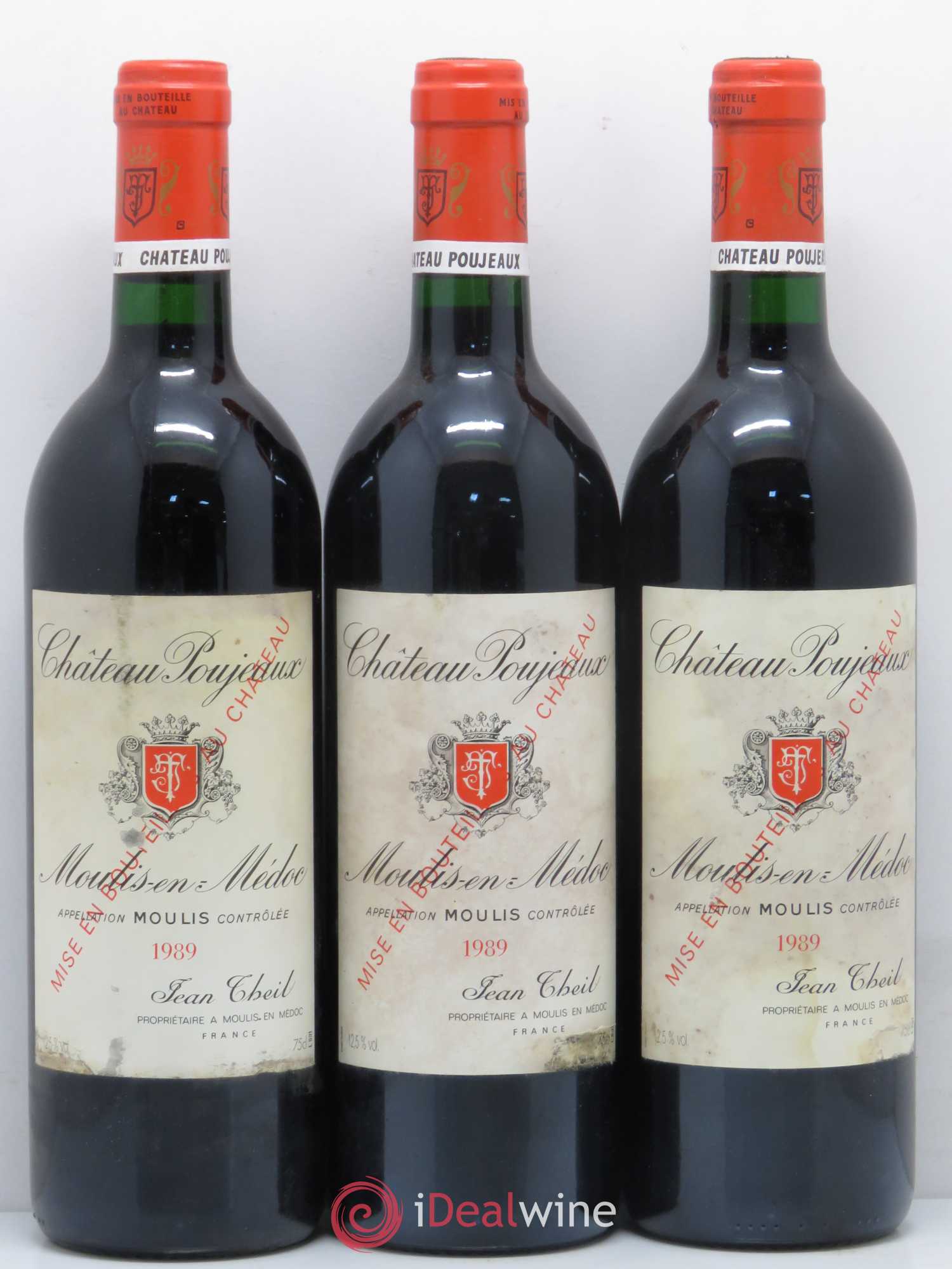 Château Poujeaux (sans prix de réserve) 1989 - Lot de 12 bouteilles - 2