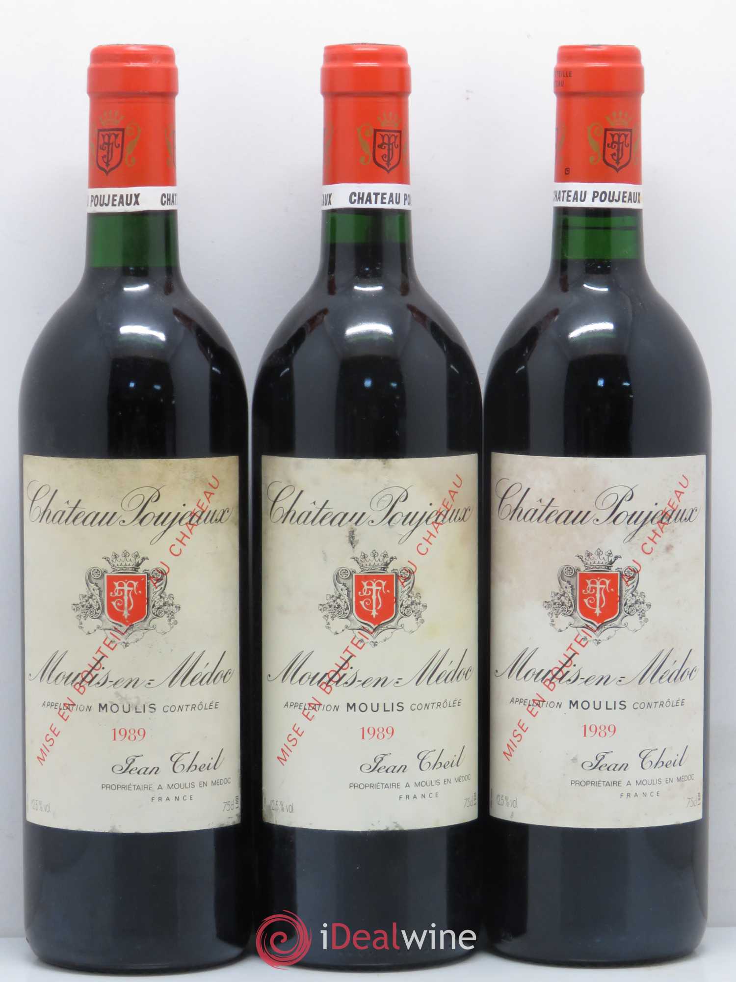 Château Poujeaux (sans prix de réserve) 1989 - Lot de 12 bouteilles - 3