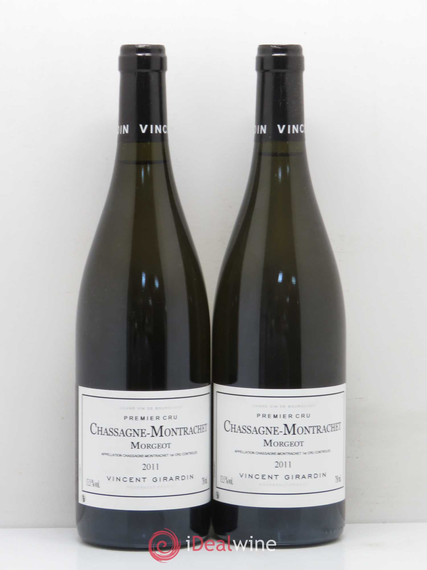 Chassagne-Montrachet 1er Cru Morgeot Vincent Girardin (Domaine) 2011 - Lot de 2 bouteilles - 0