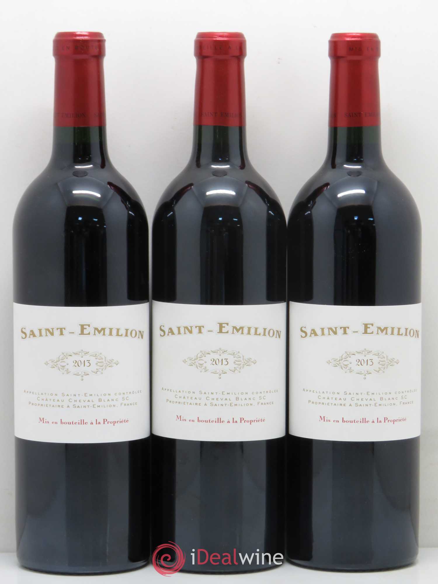 Bordeaux Saint Emilion de Cheval Blanc (3ème vin) (sans prix de réserve) 2013 - Lot de 5 bouteilles - 1