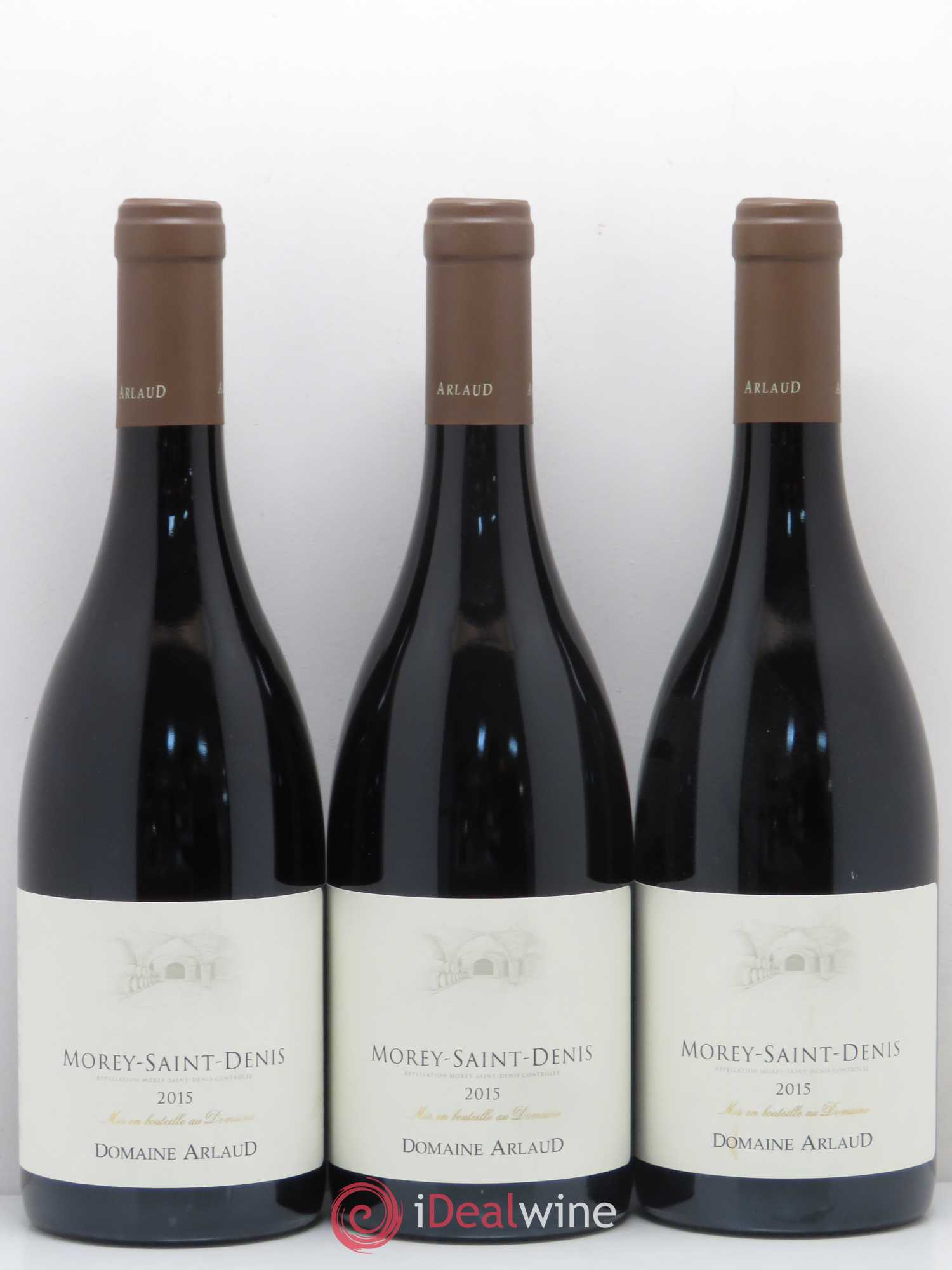 Morey-Saint-Denis Arlaud (sans prix de réserve) 2015 - Lot de 3 bouteilles - 0