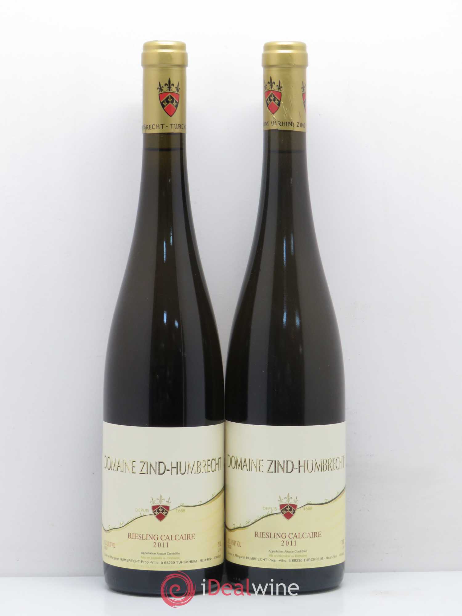 Alsace Riesling Roche Calcaire Zind-Humbrecht (Domaine) (senza prezzo di riserva) 2011 - Lotto di 2 bottiglie - 0