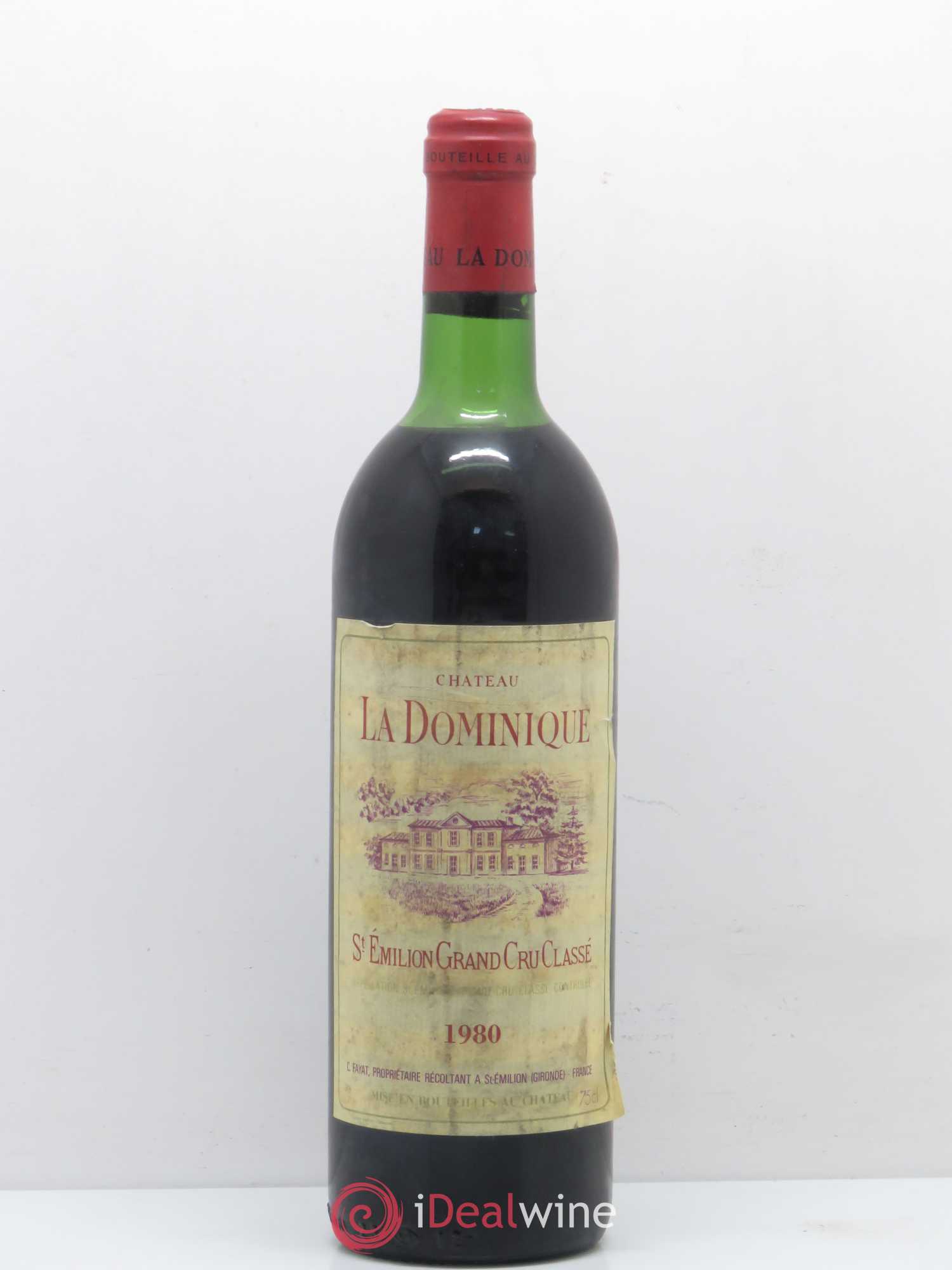 Château la Dominique Grand Cru Classé 1980 - Lot de 1 bouteille - 0